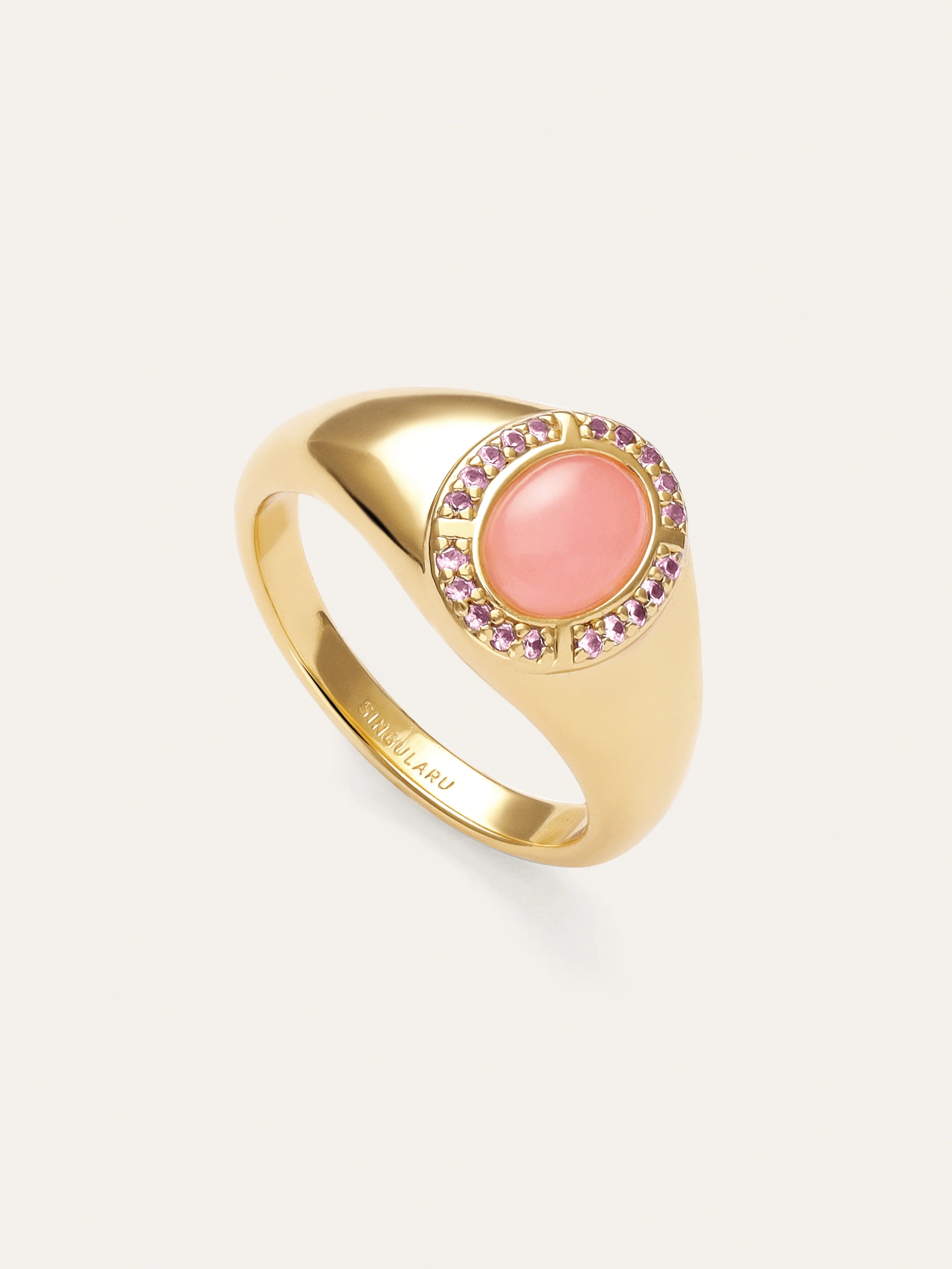 Anillo Amanda Rosa Baño Oro - Image 3