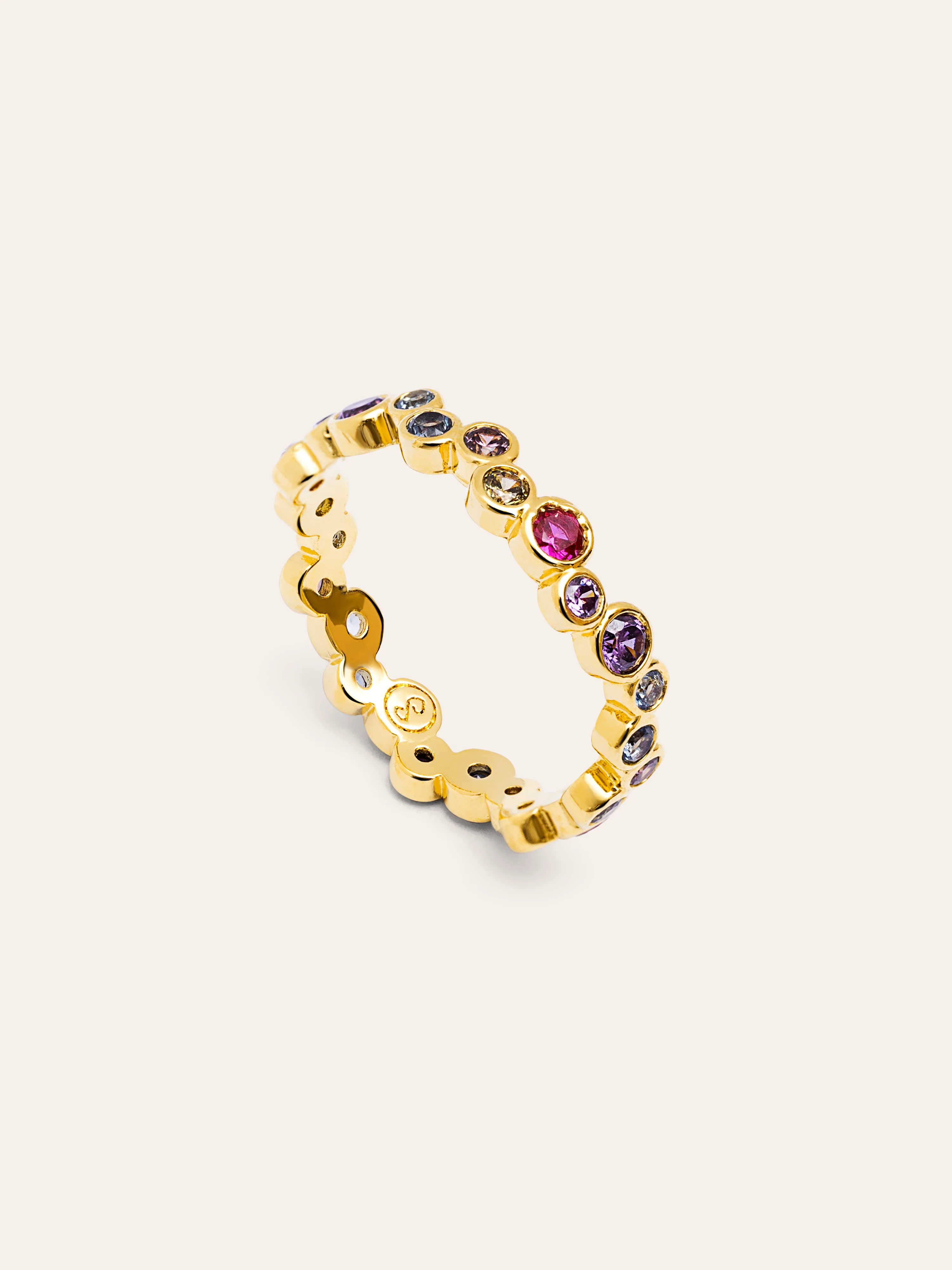 Anillo Bubbles Baño Oro - Image 3