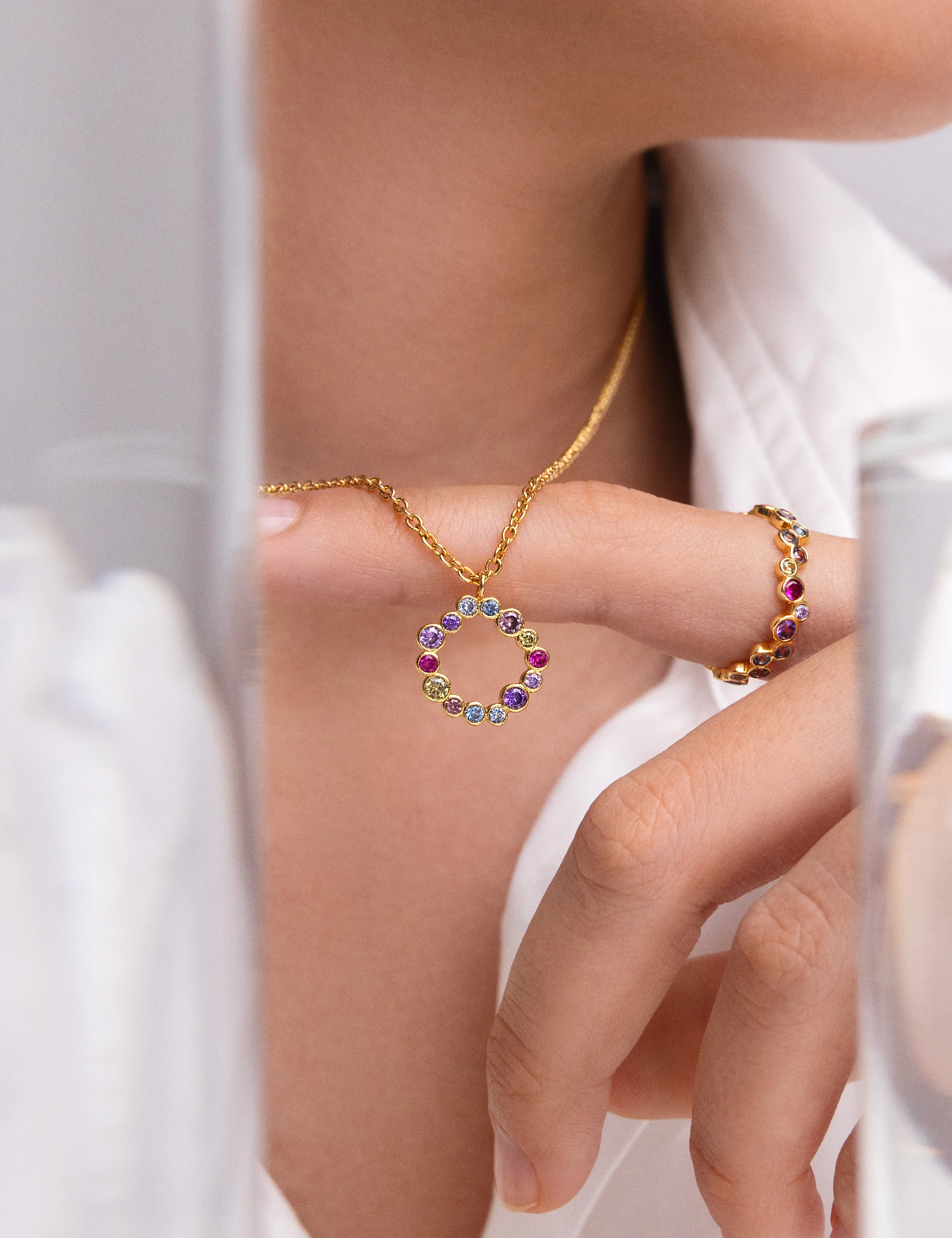 Anillo Bubbles Baño Oro - Image 5