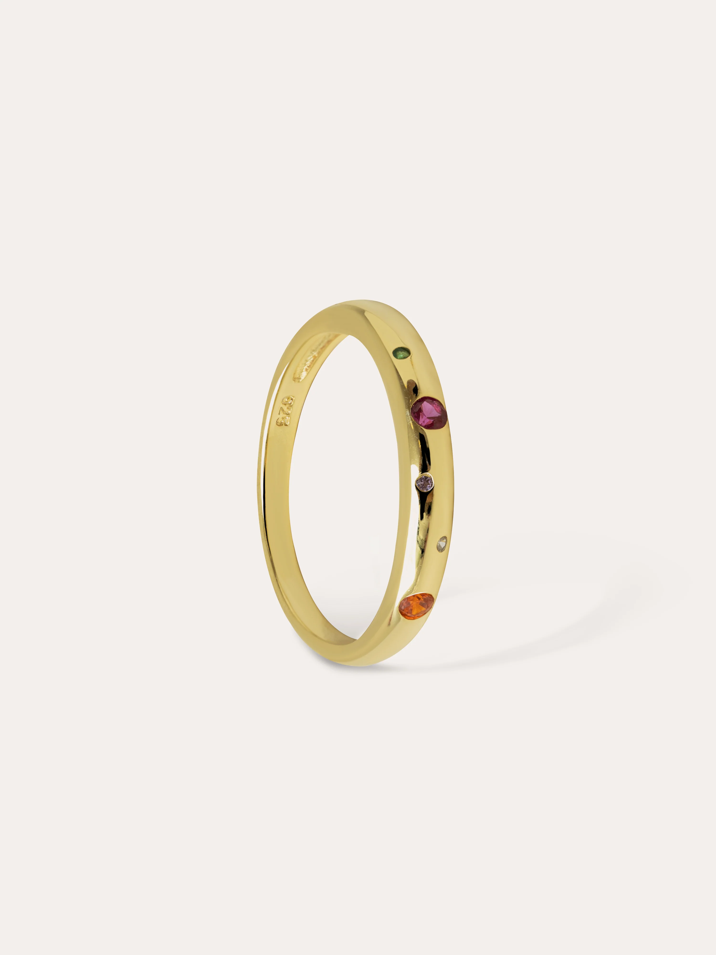 Anillo Colors Space Plata Baño Oro - Image 3