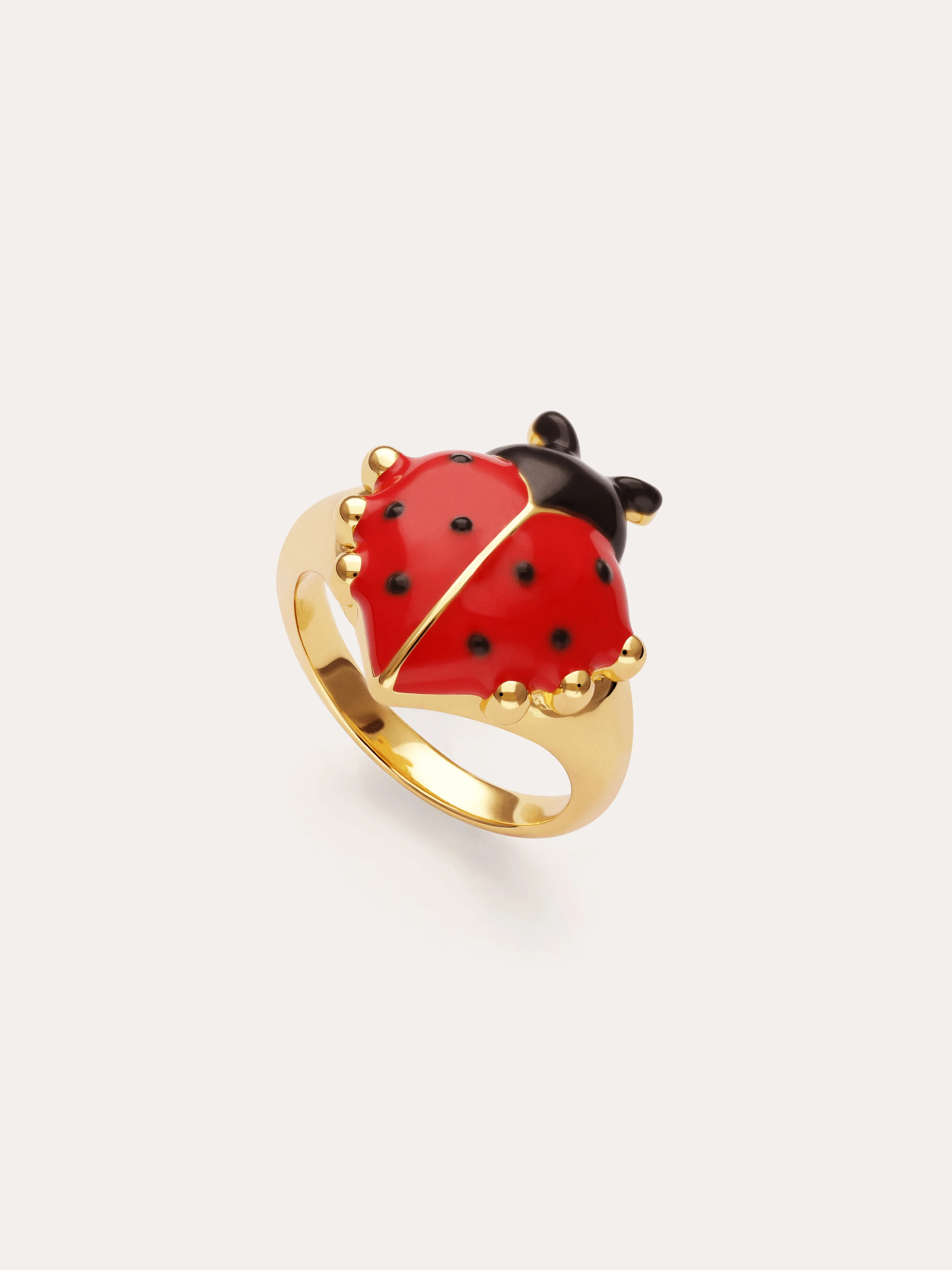Anillo Mariquita Baño Oro - Image 3