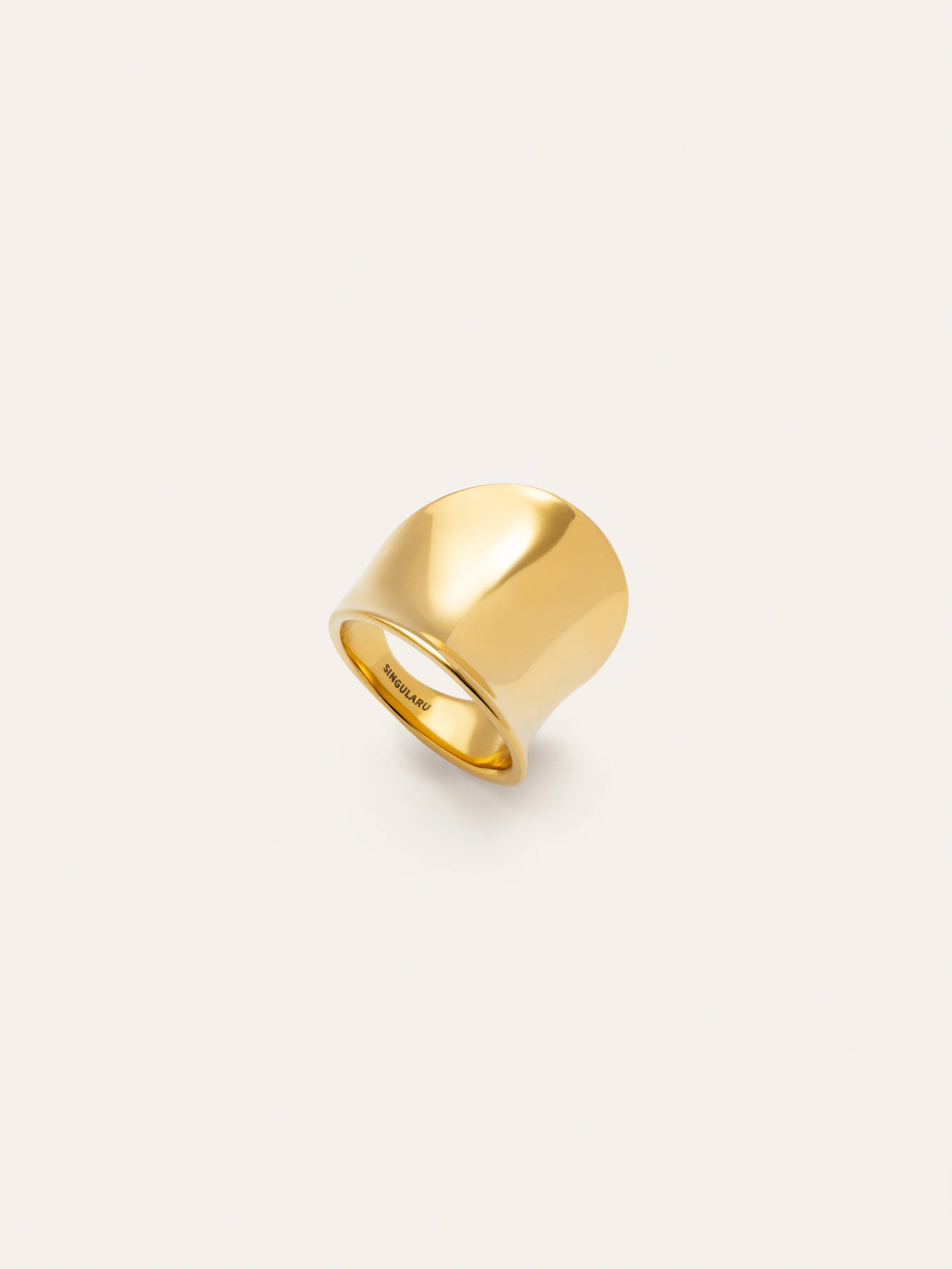 Anillo Odisea Acero Baño Oro - Image 3
