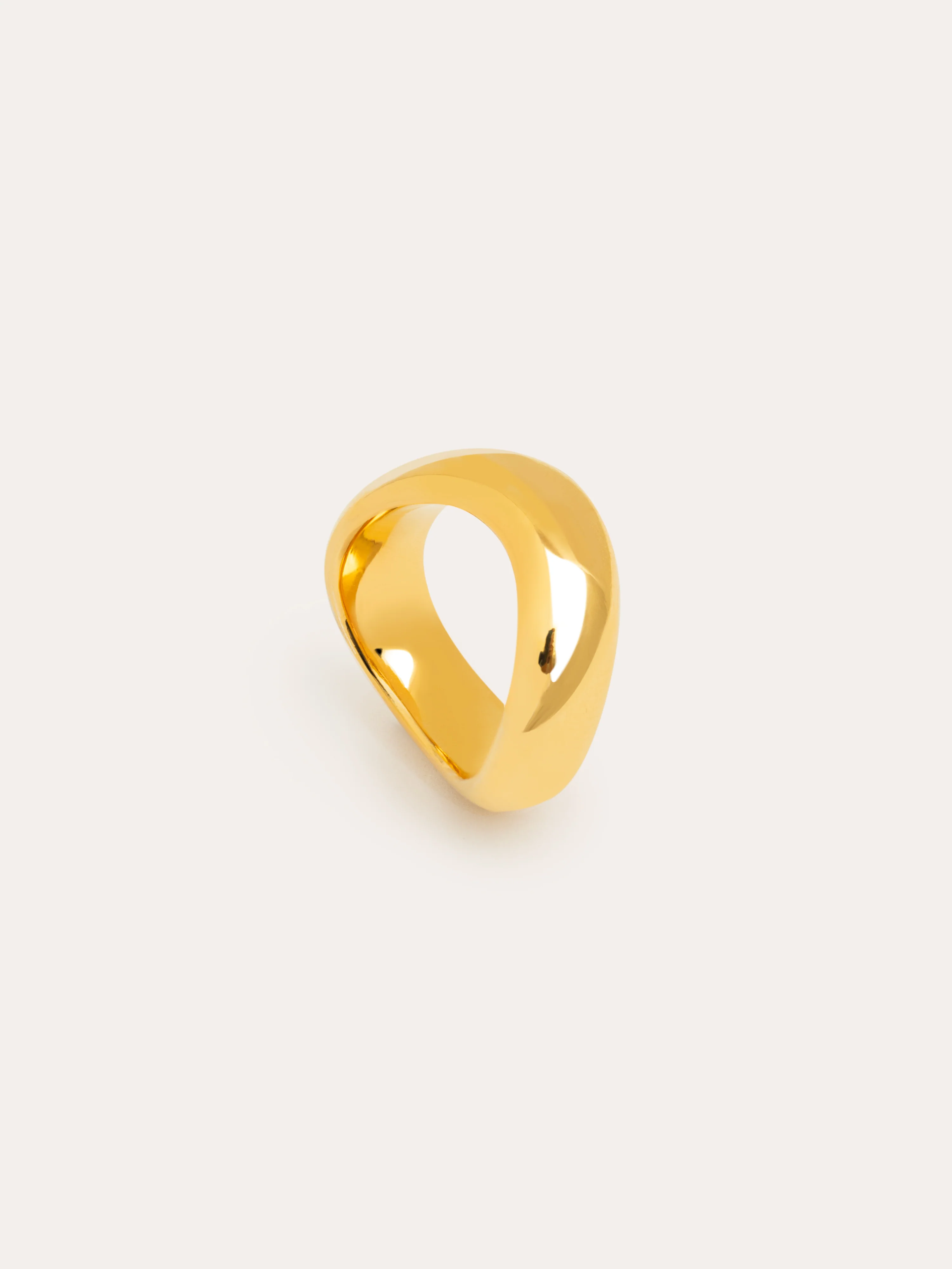 Anillo Tina Acero Baño Oro - Image 3