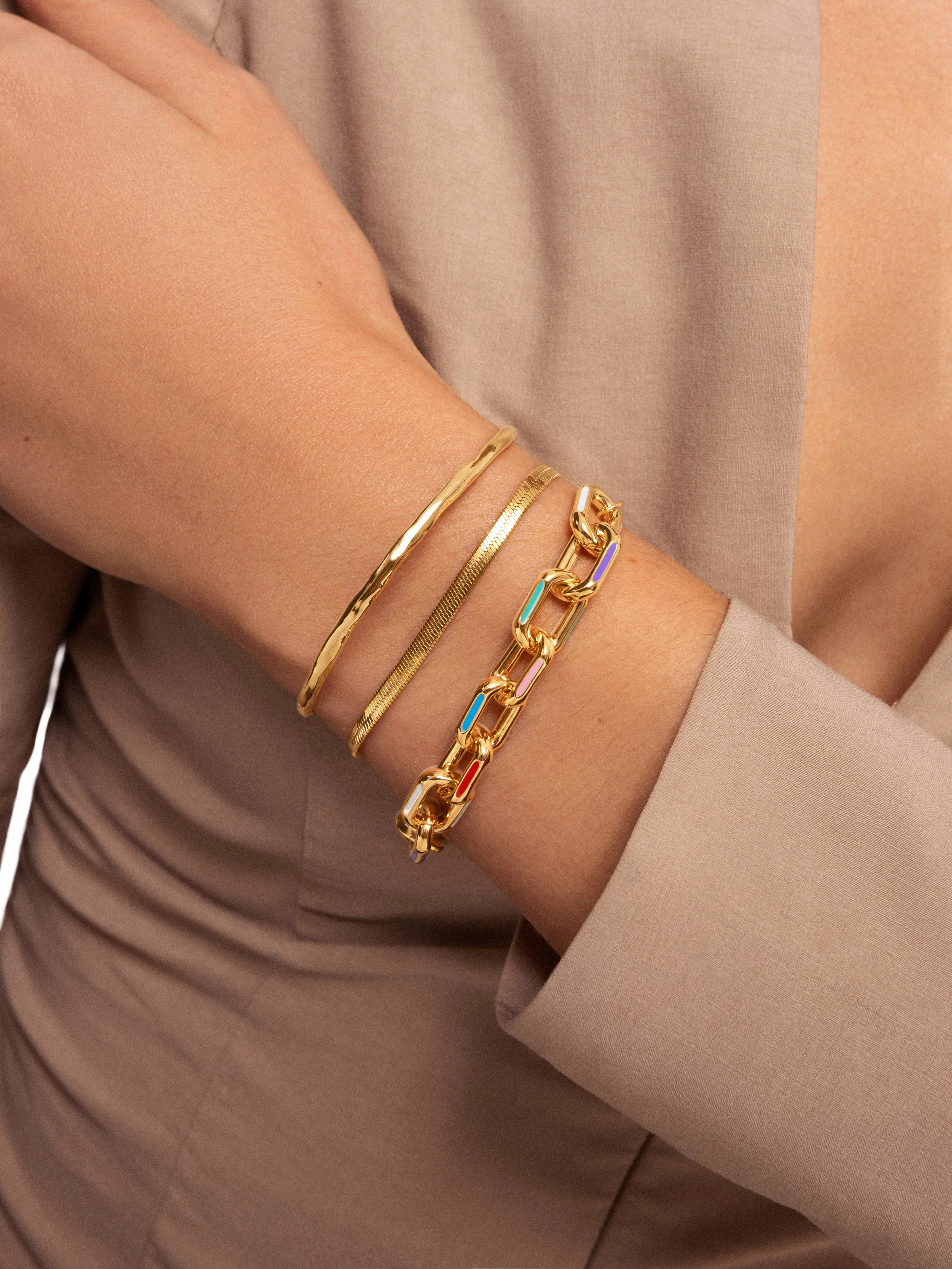 Brazalete Cane Baño Oro - Image 4