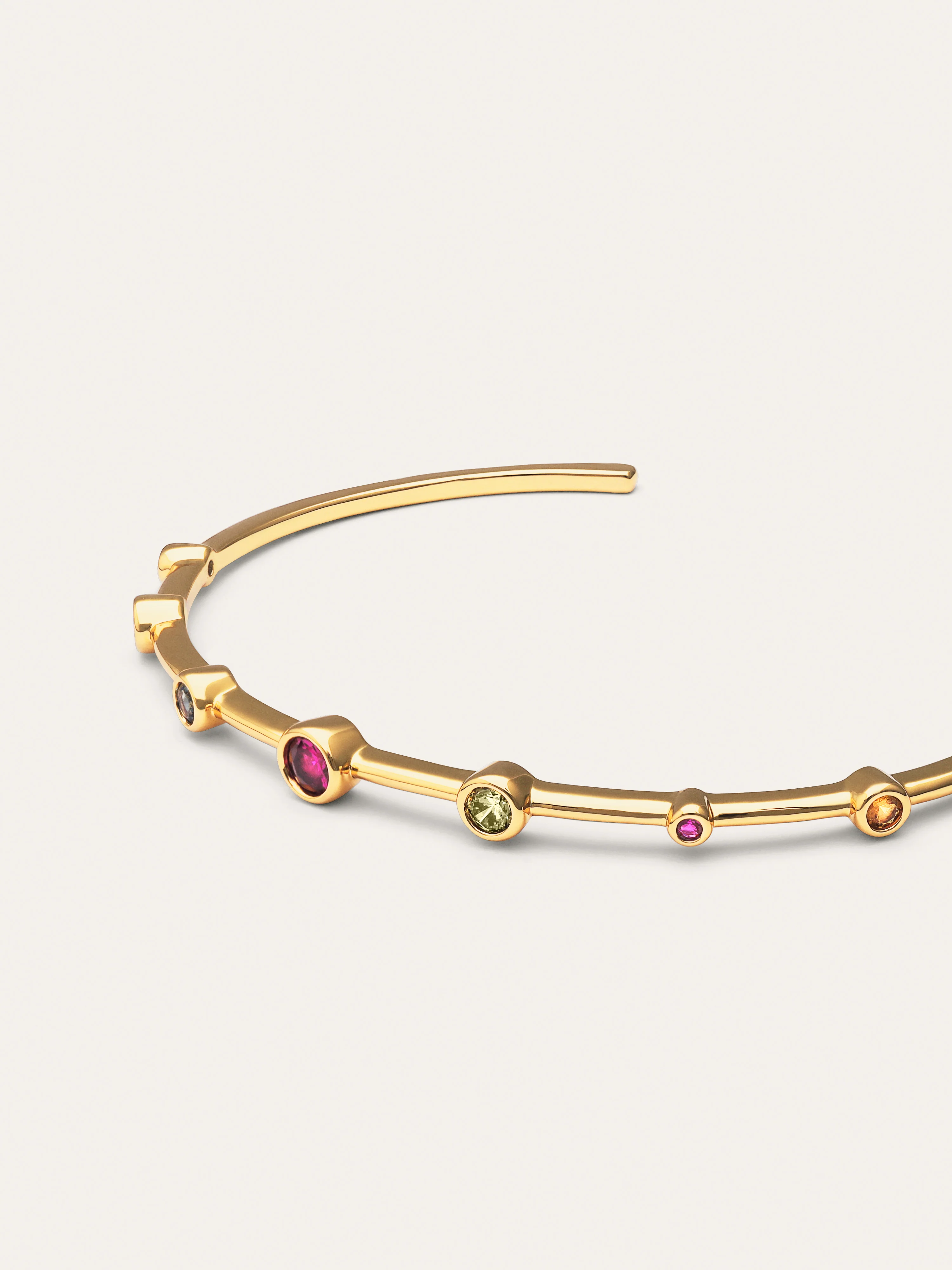 Brazalete Rainbow Bubbles Baño Oro - Image 3