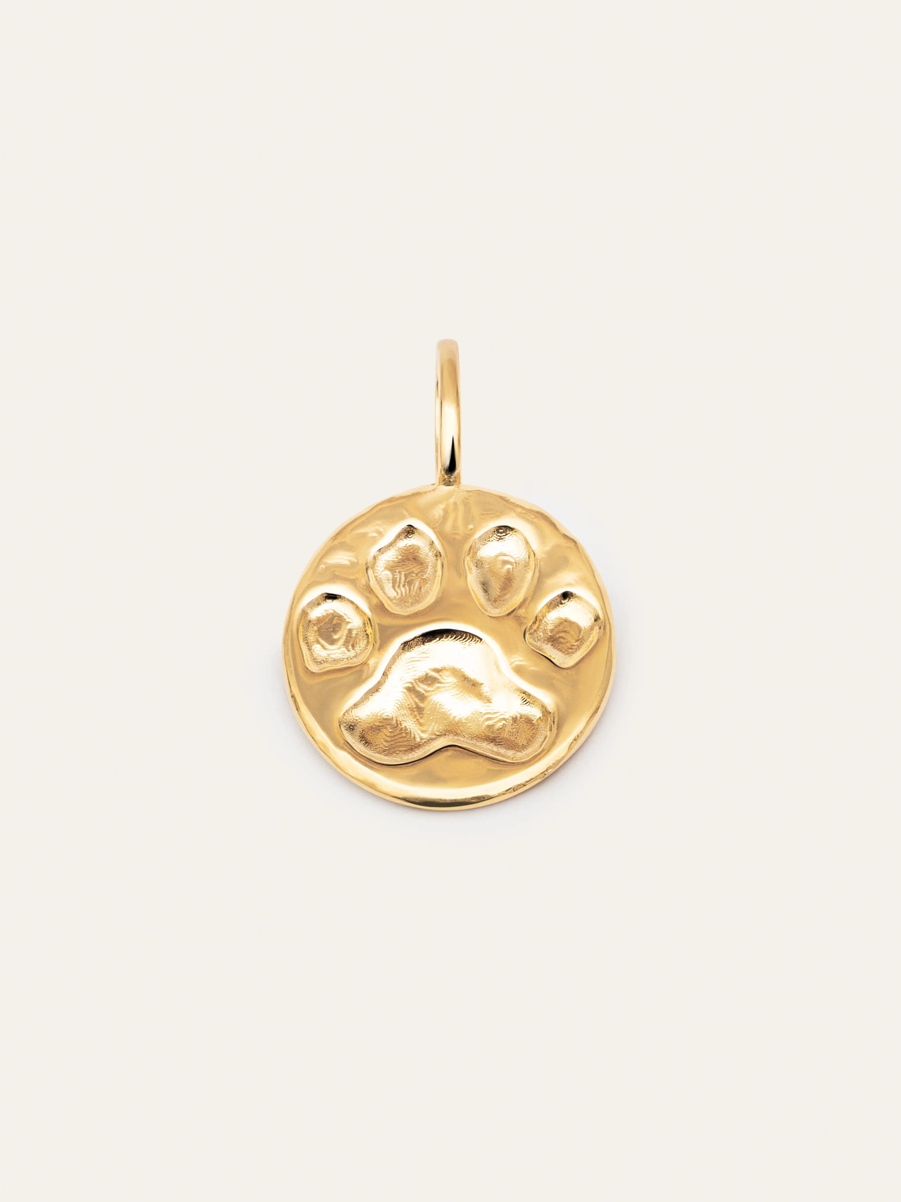 Charm Huella Baño Oro