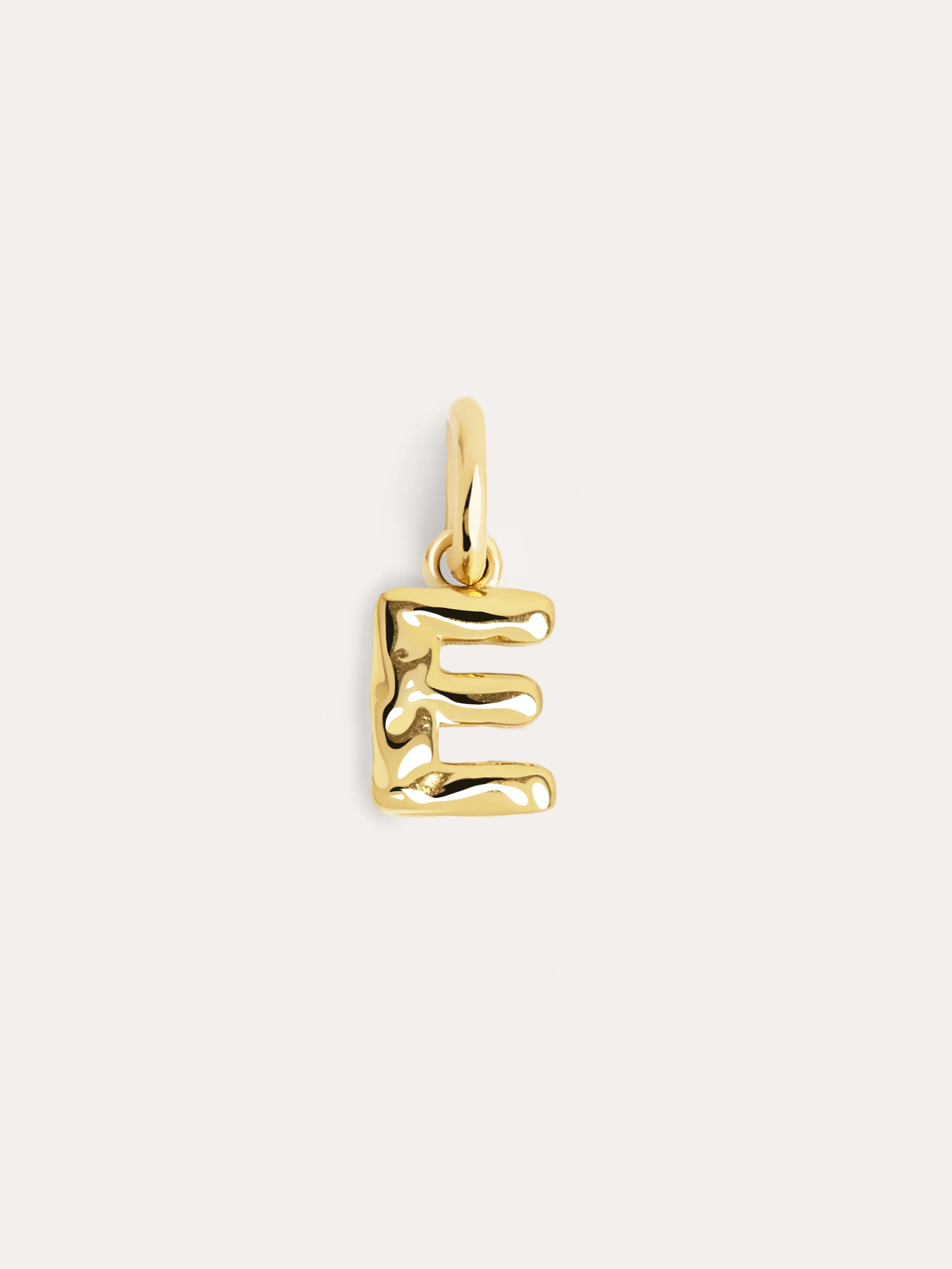 Charm Letter Organic Plata Baño Oro - Image 9