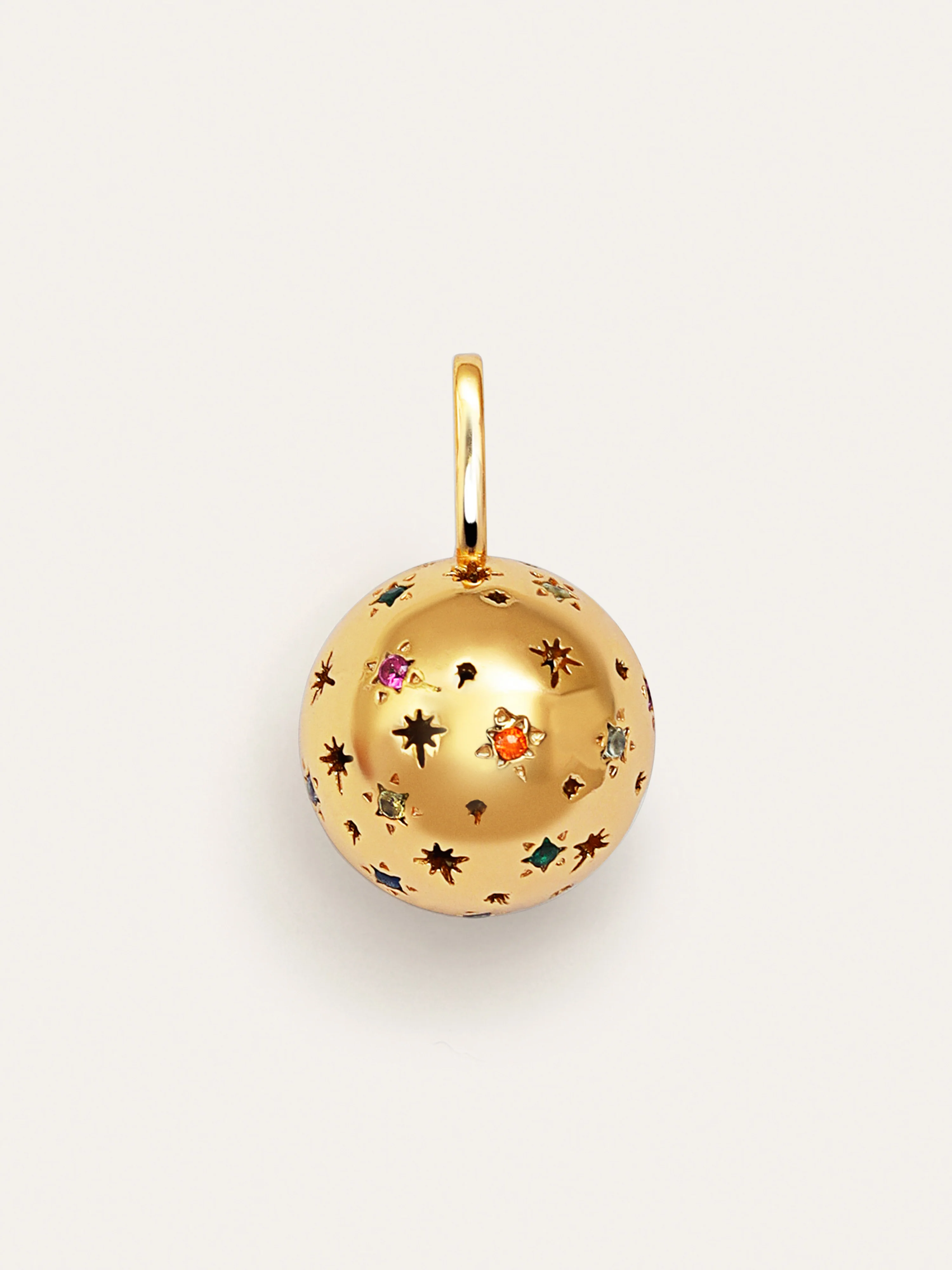 Charm Llamador de Ángeles Baño Oro