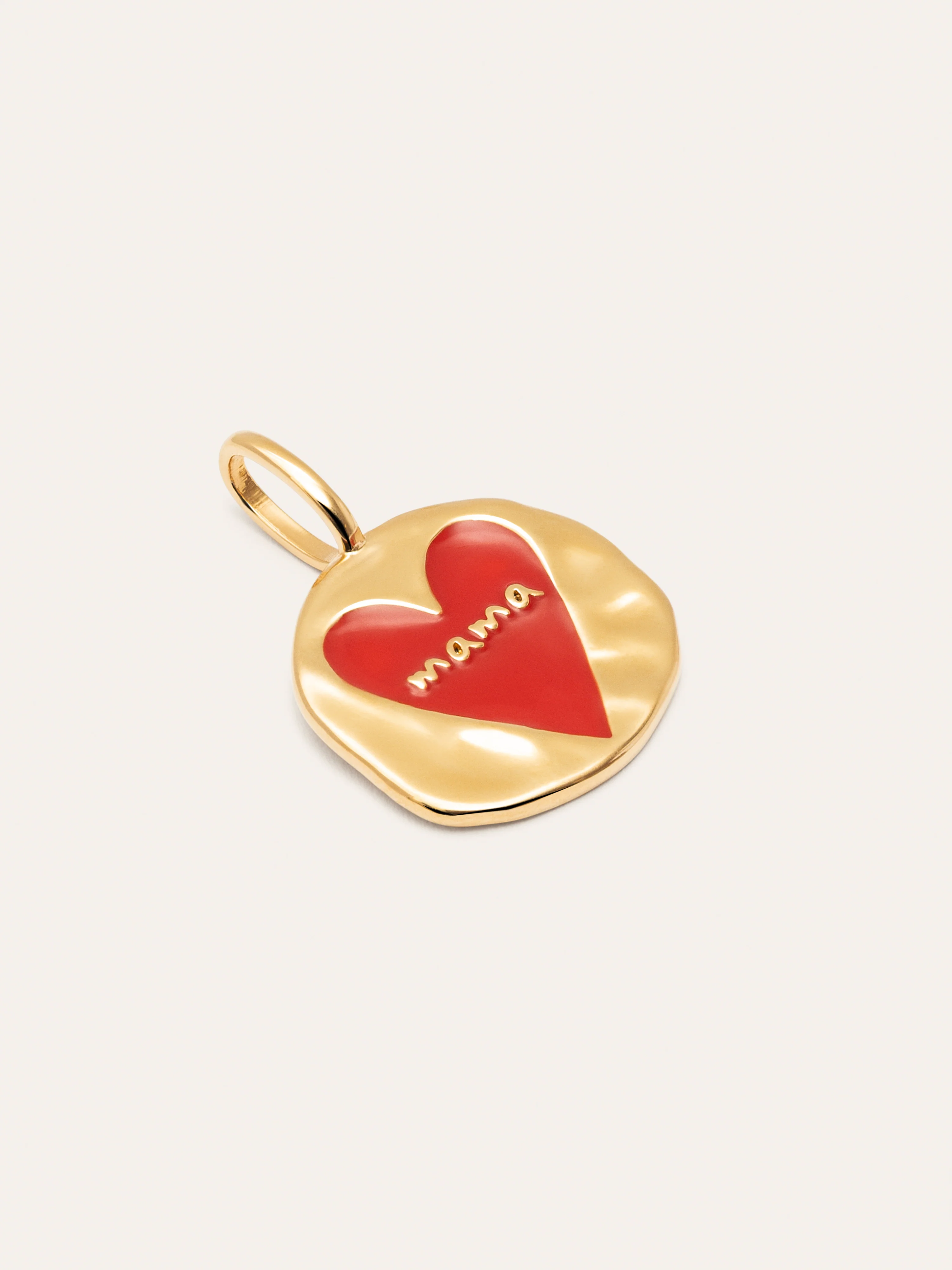 Charm Mamá Lovely Heart Baño Oro - Image 3