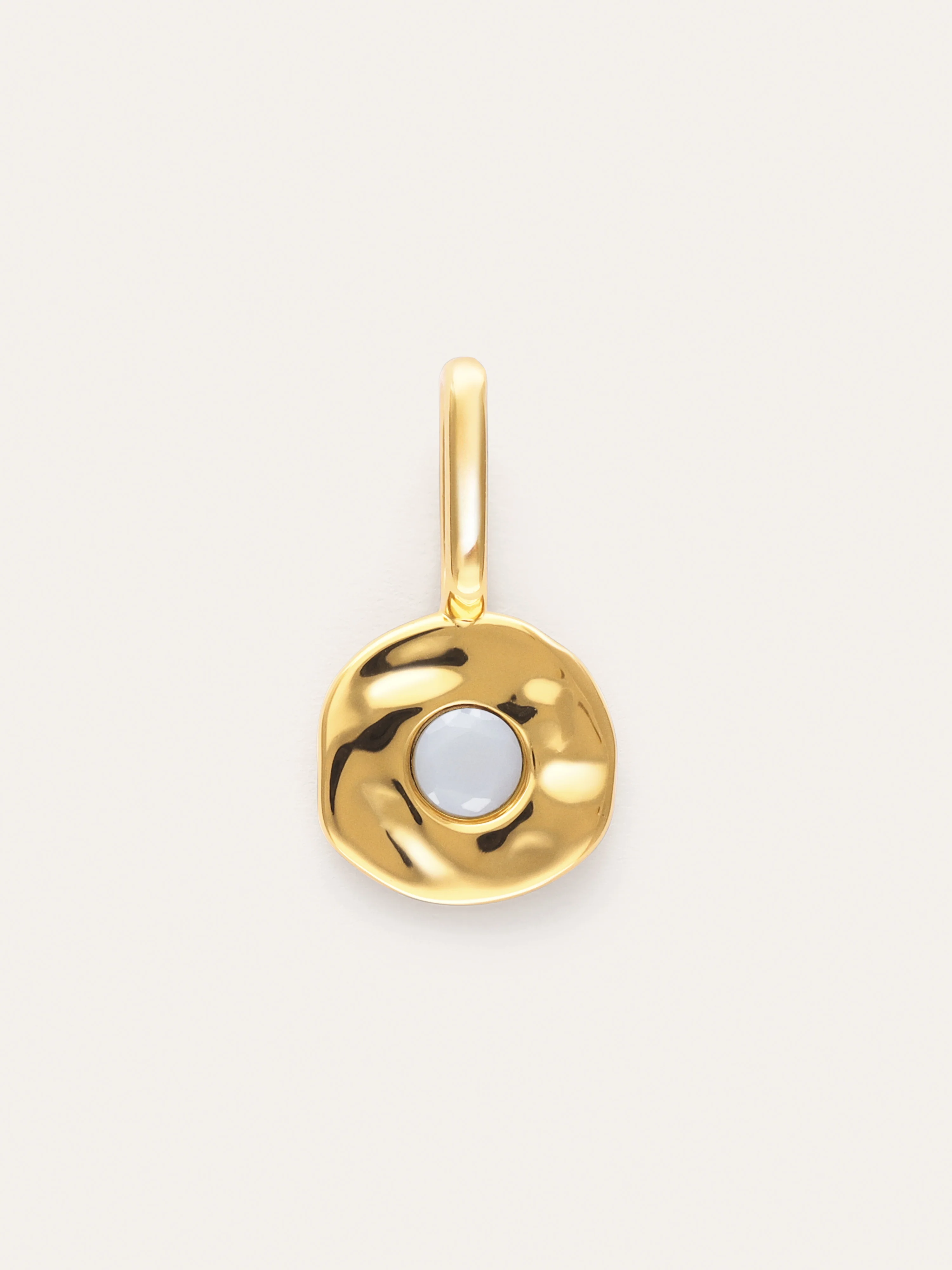 Charm Mini Birthstone Plata Baño Oro - Image 11