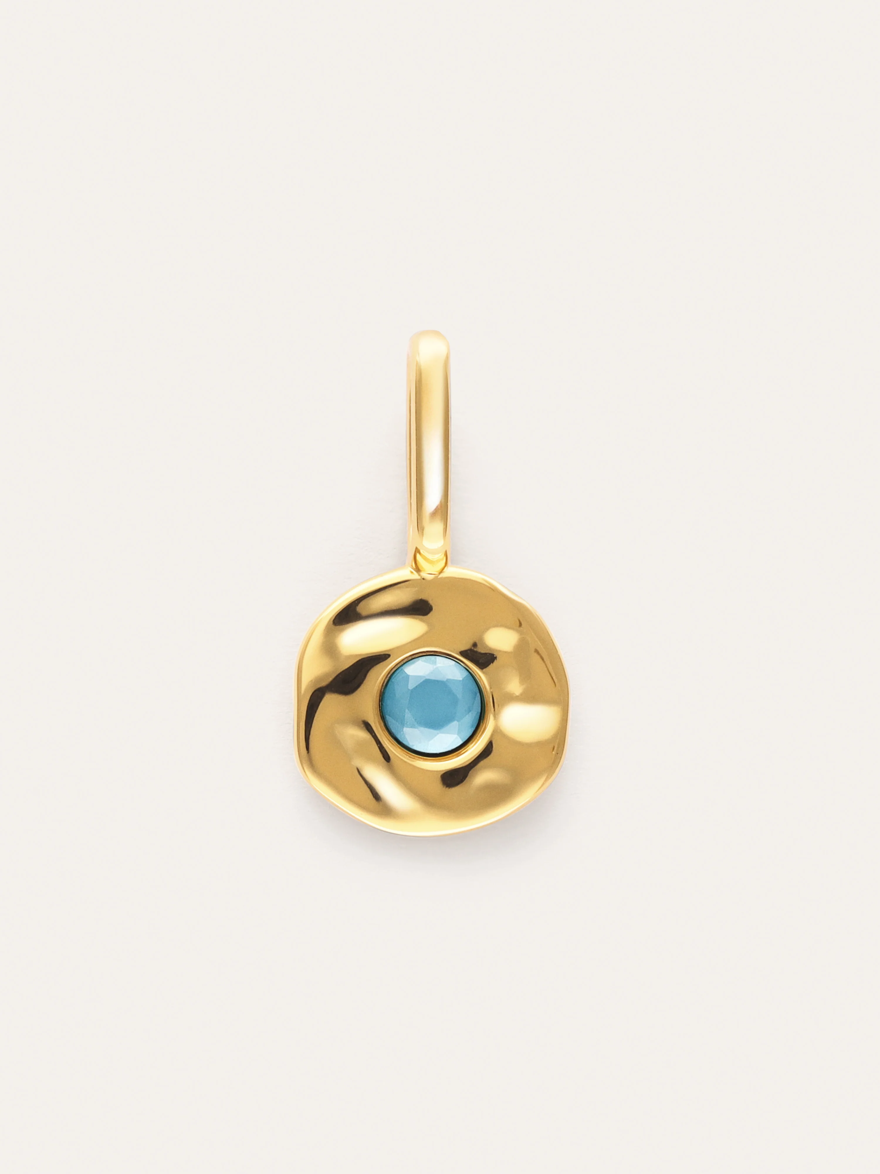 Charm Mini Birthstone Plata Baño Oro - Image 17