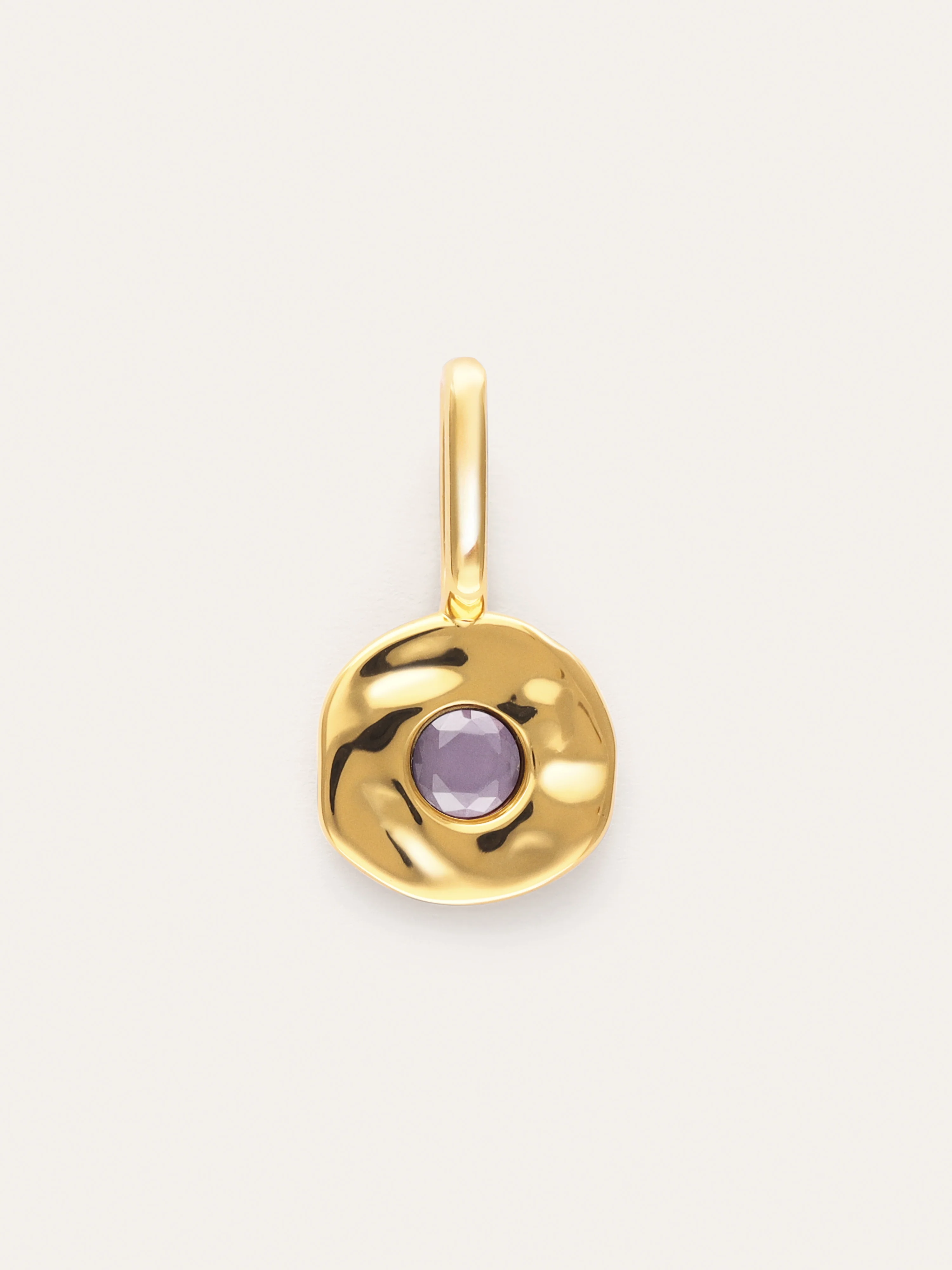 Charm Mini Birthstone Plata Baño Oro - Image 7