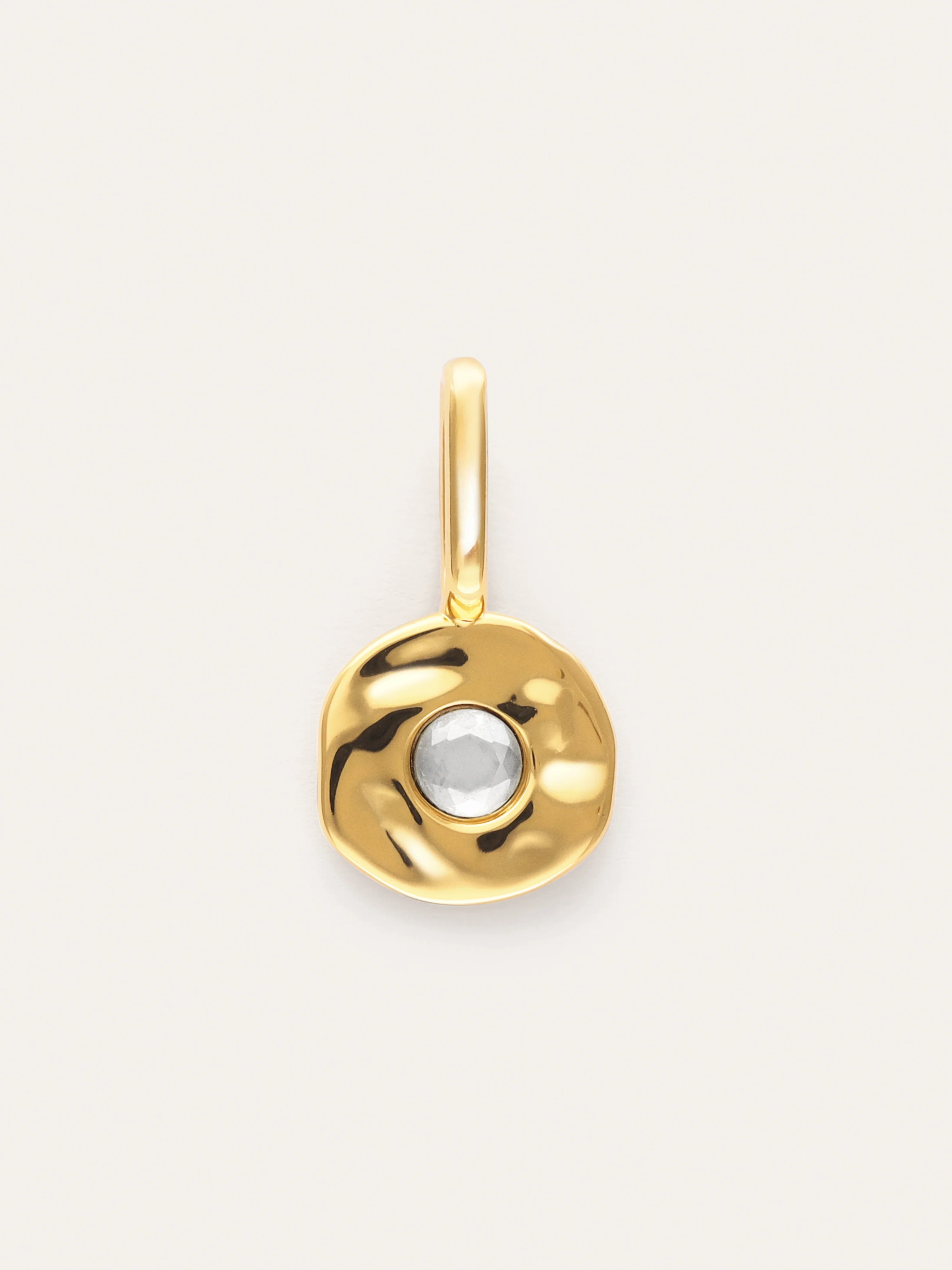 Charm Mini Birthstone Plata Baño Oro - Image 9