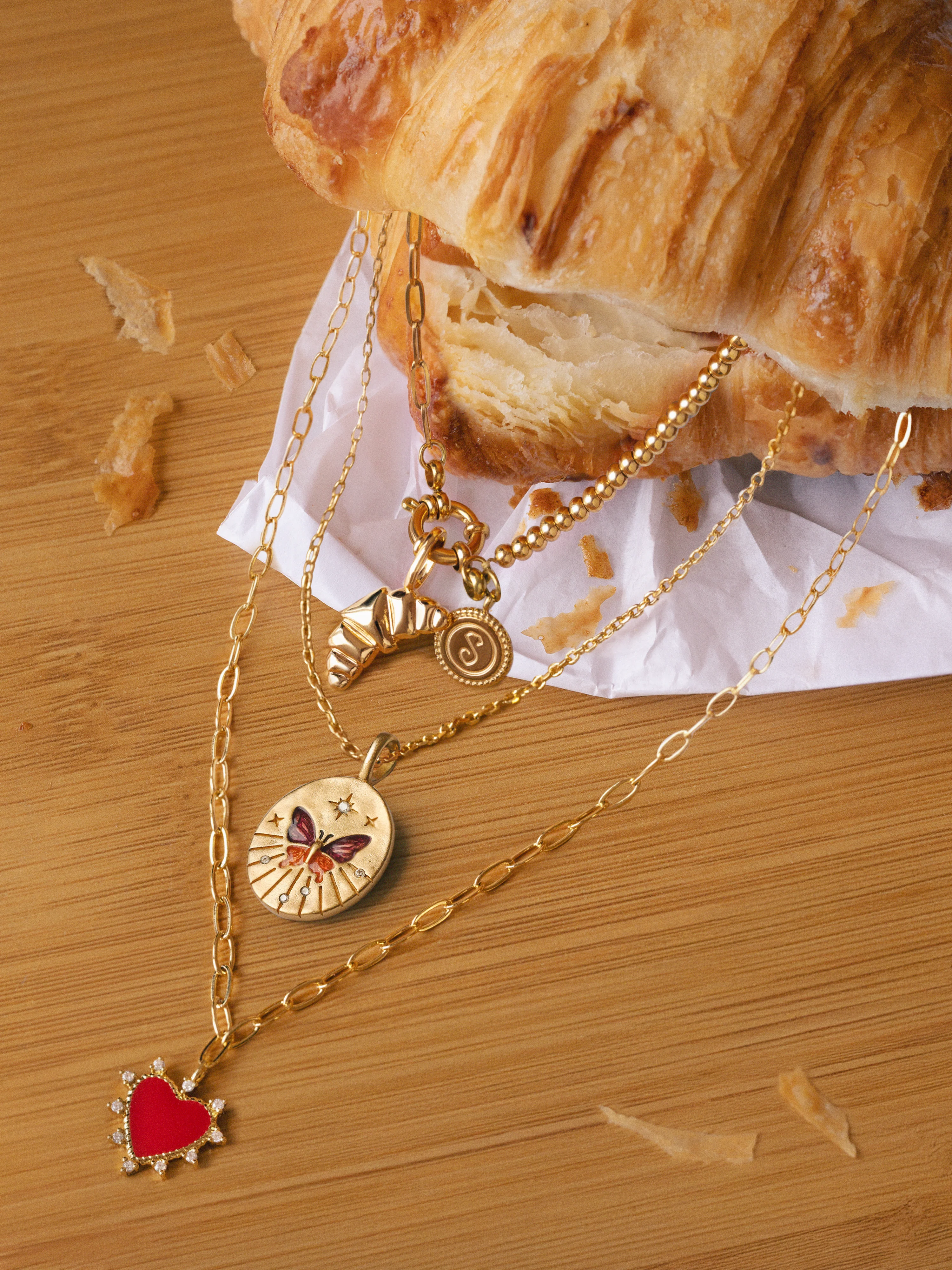 Collar Amour Baño Oro - Image 4