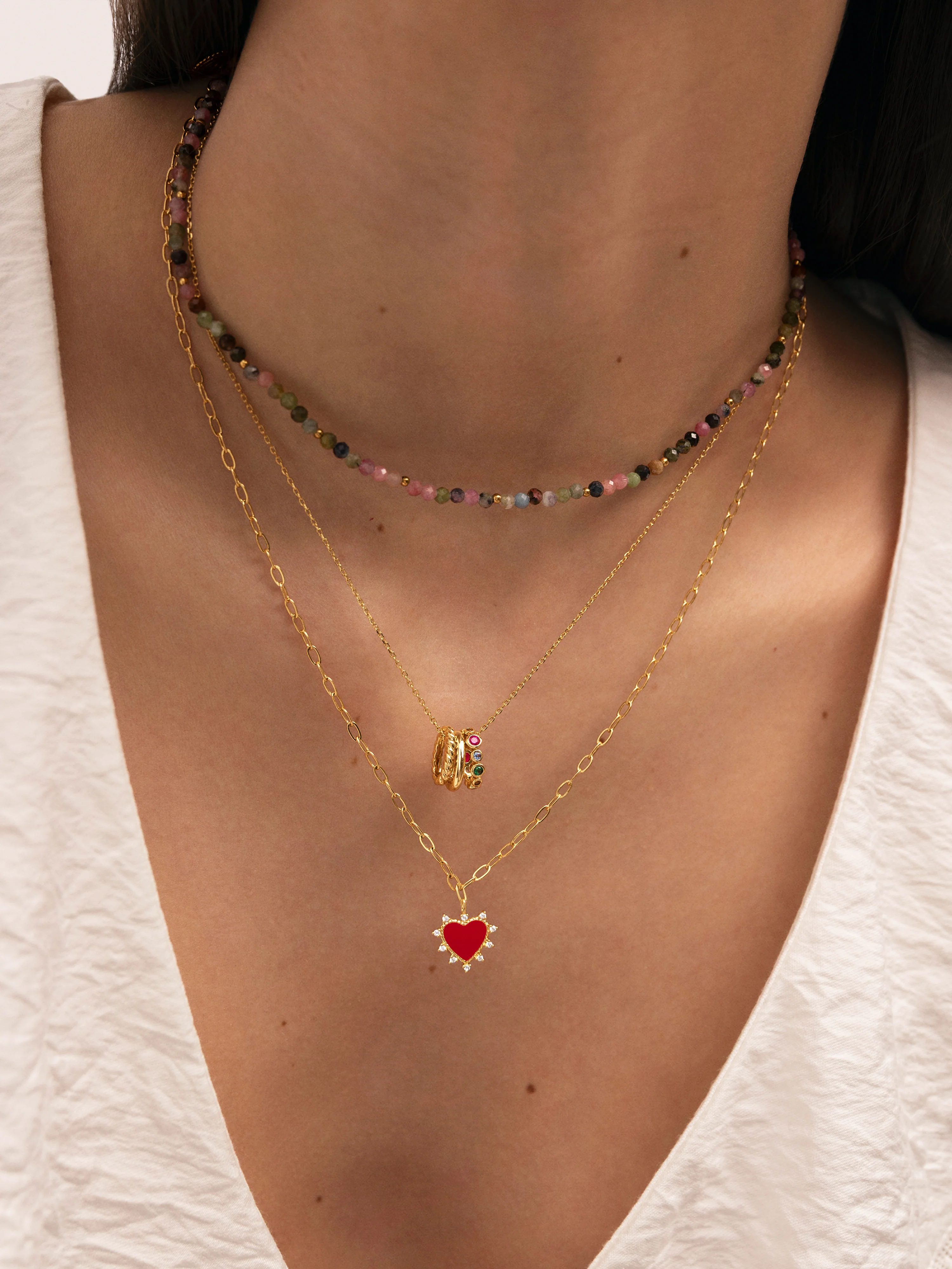 Collar Amour Baño Oro - Image 5