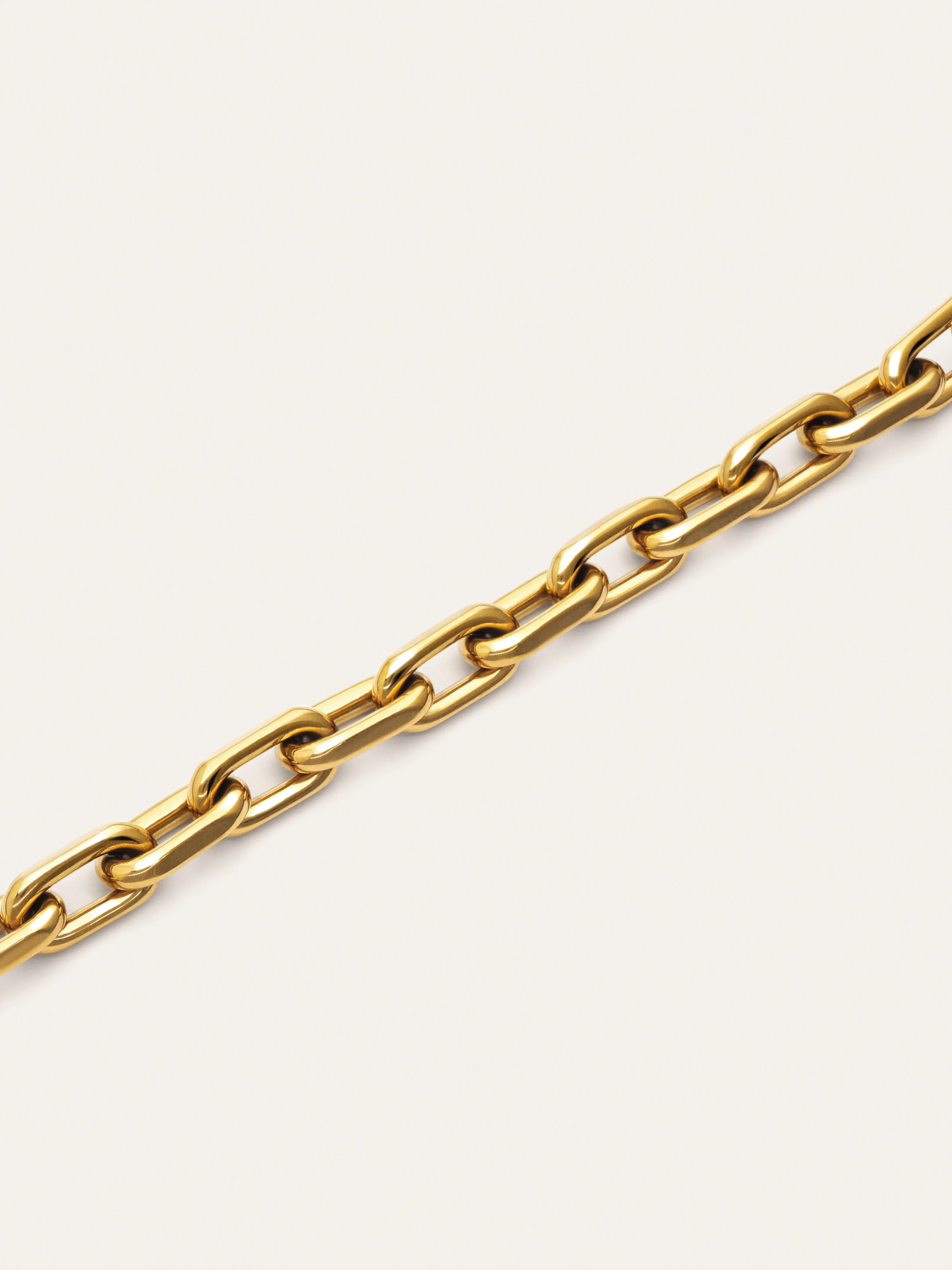 Collar Big Link Acero Baño Oro - Image 3