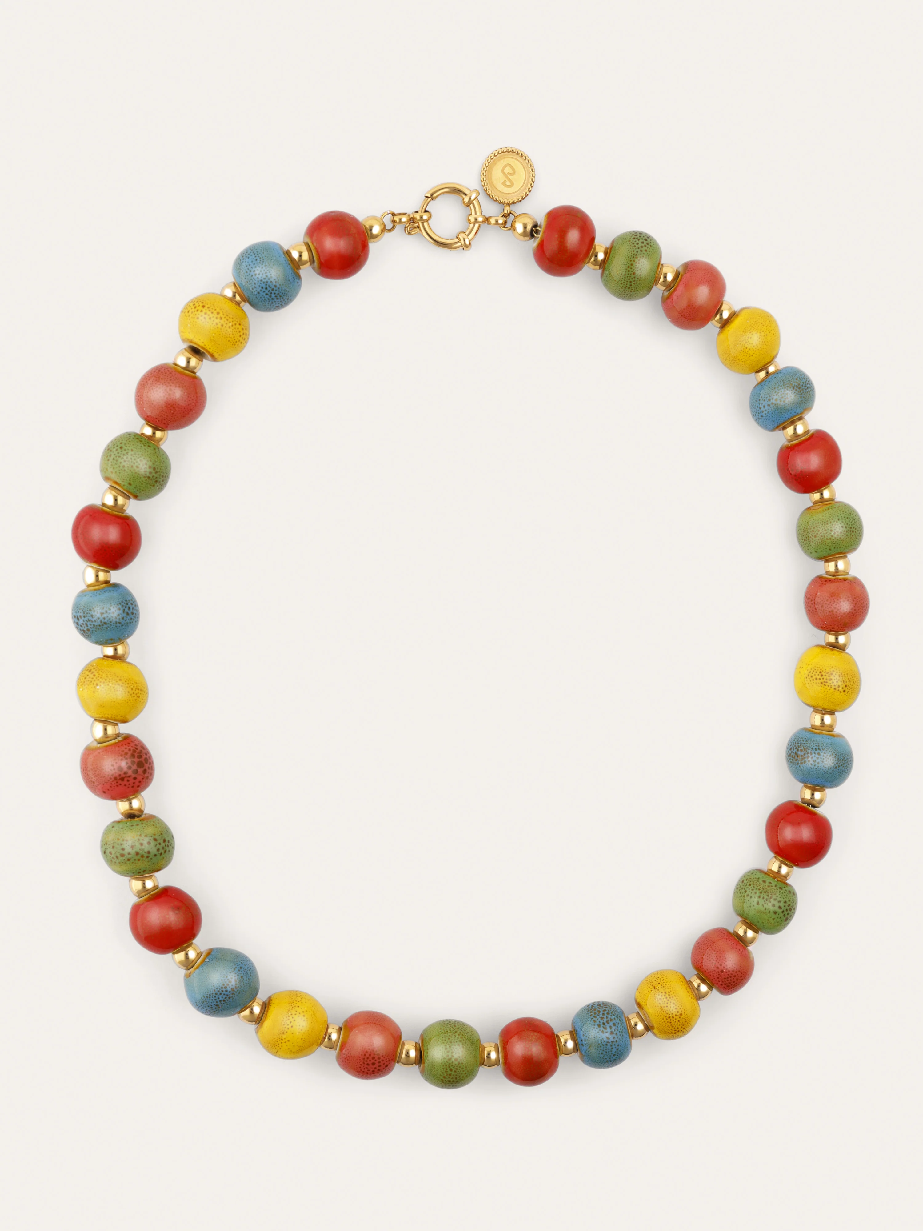 Collar Canela Acero Baño Oro - Image 3