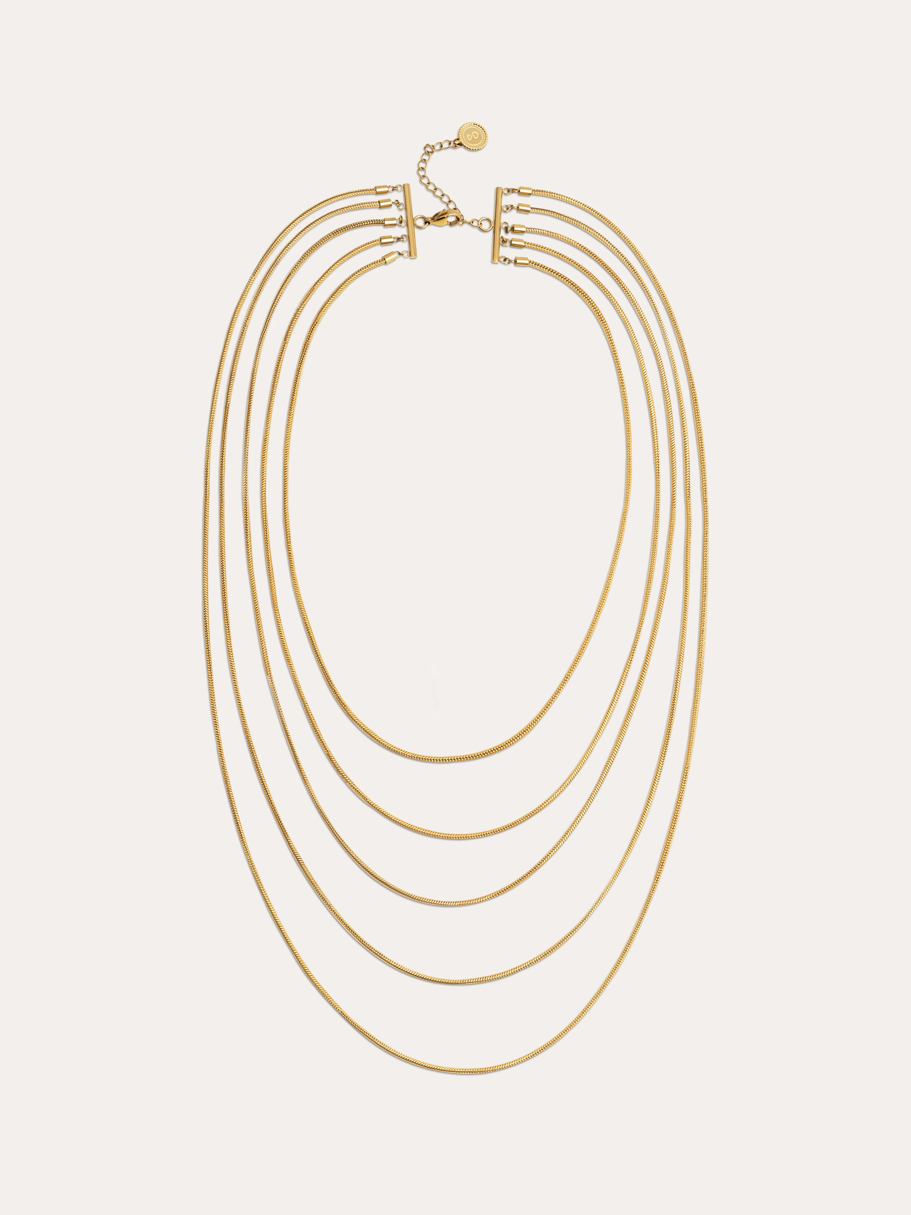 Collar Cleopatra Acero Baño Oro - Image 9