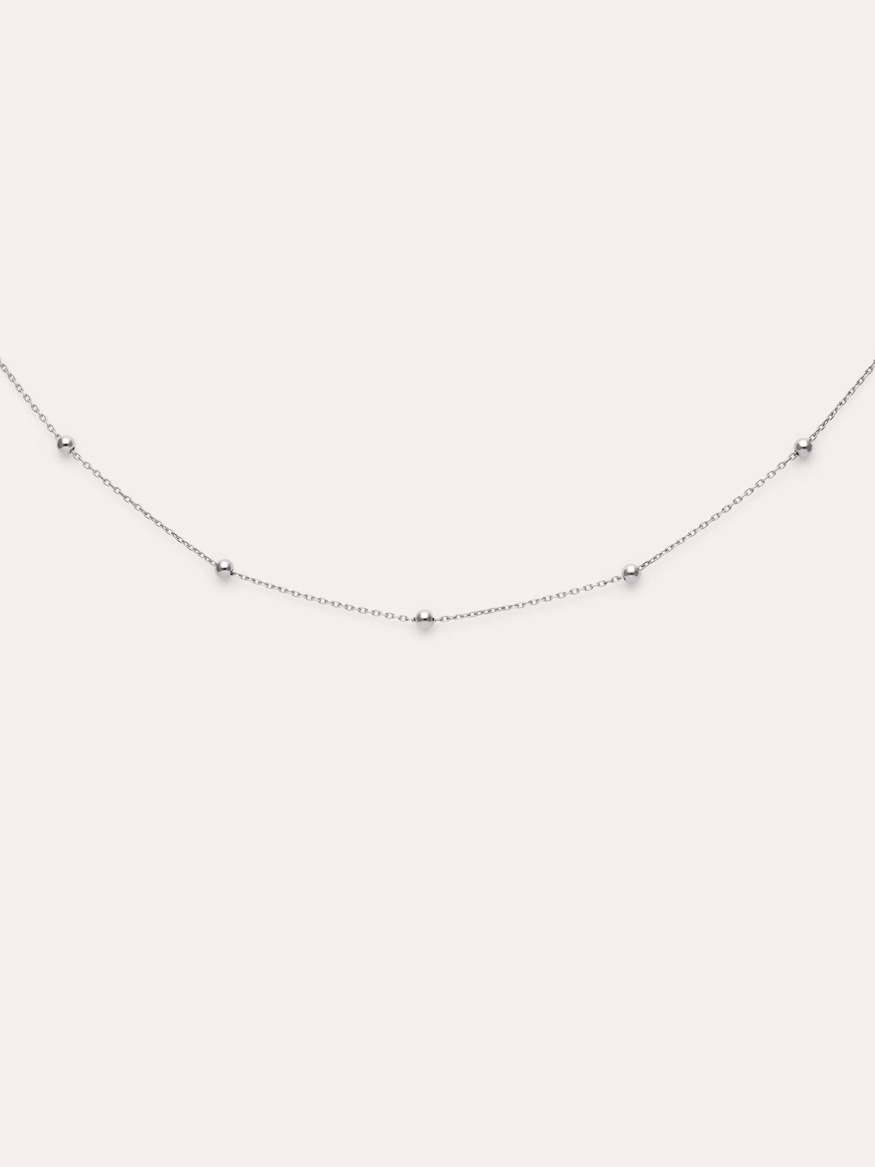 Collar Dots L Acero