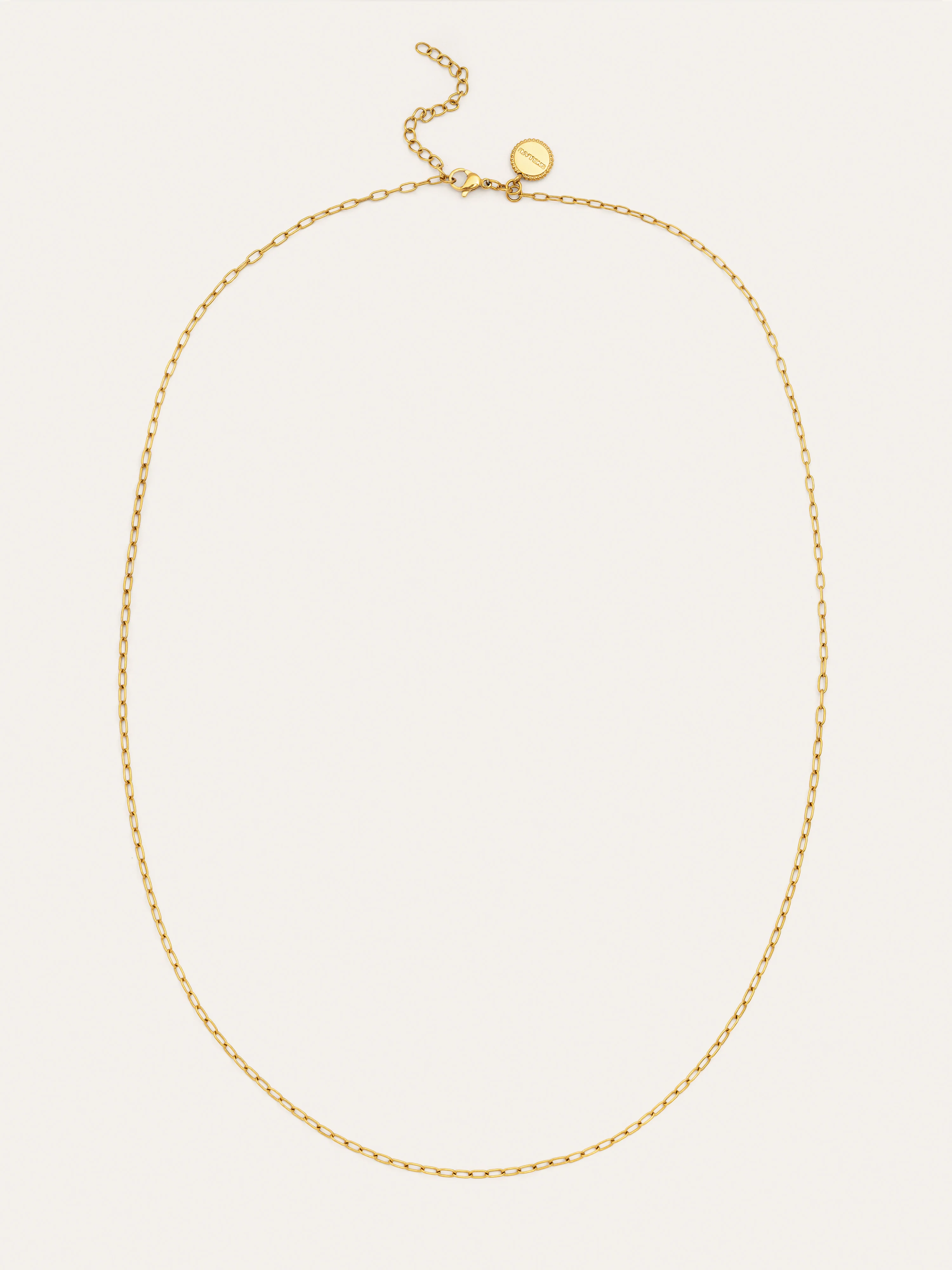 Collar Fine Chic Acero Baño Oro - Image 5