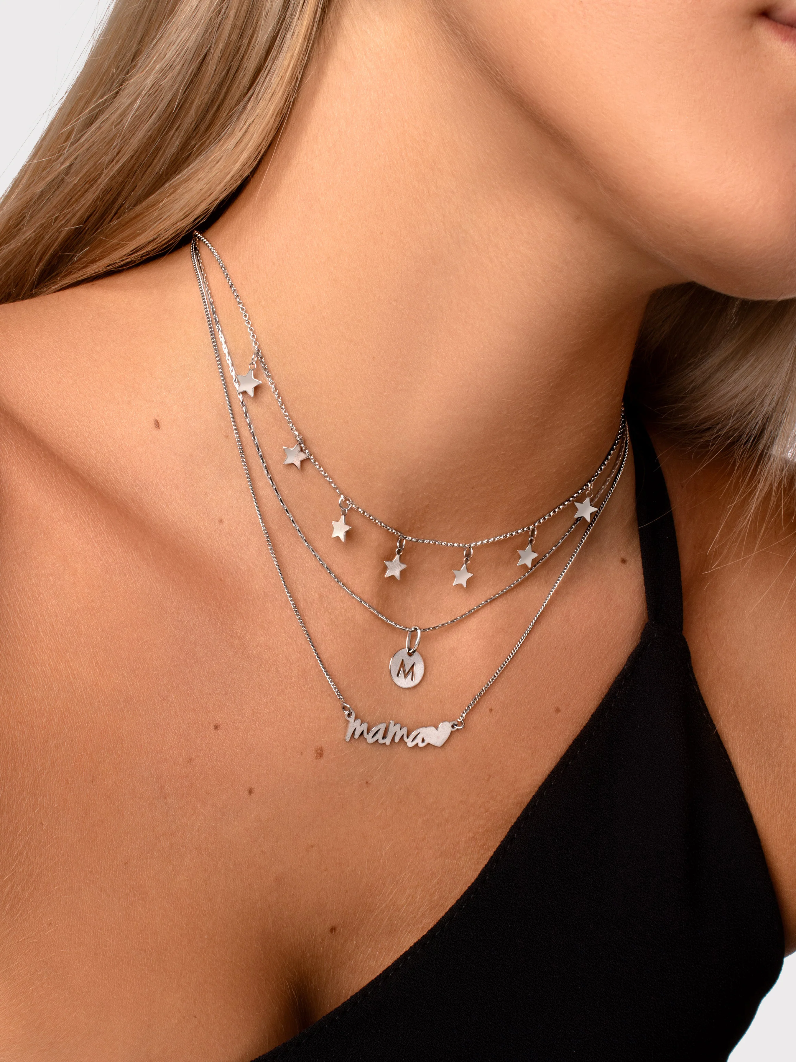 Collar Mamá Heart Plata - Image 4
