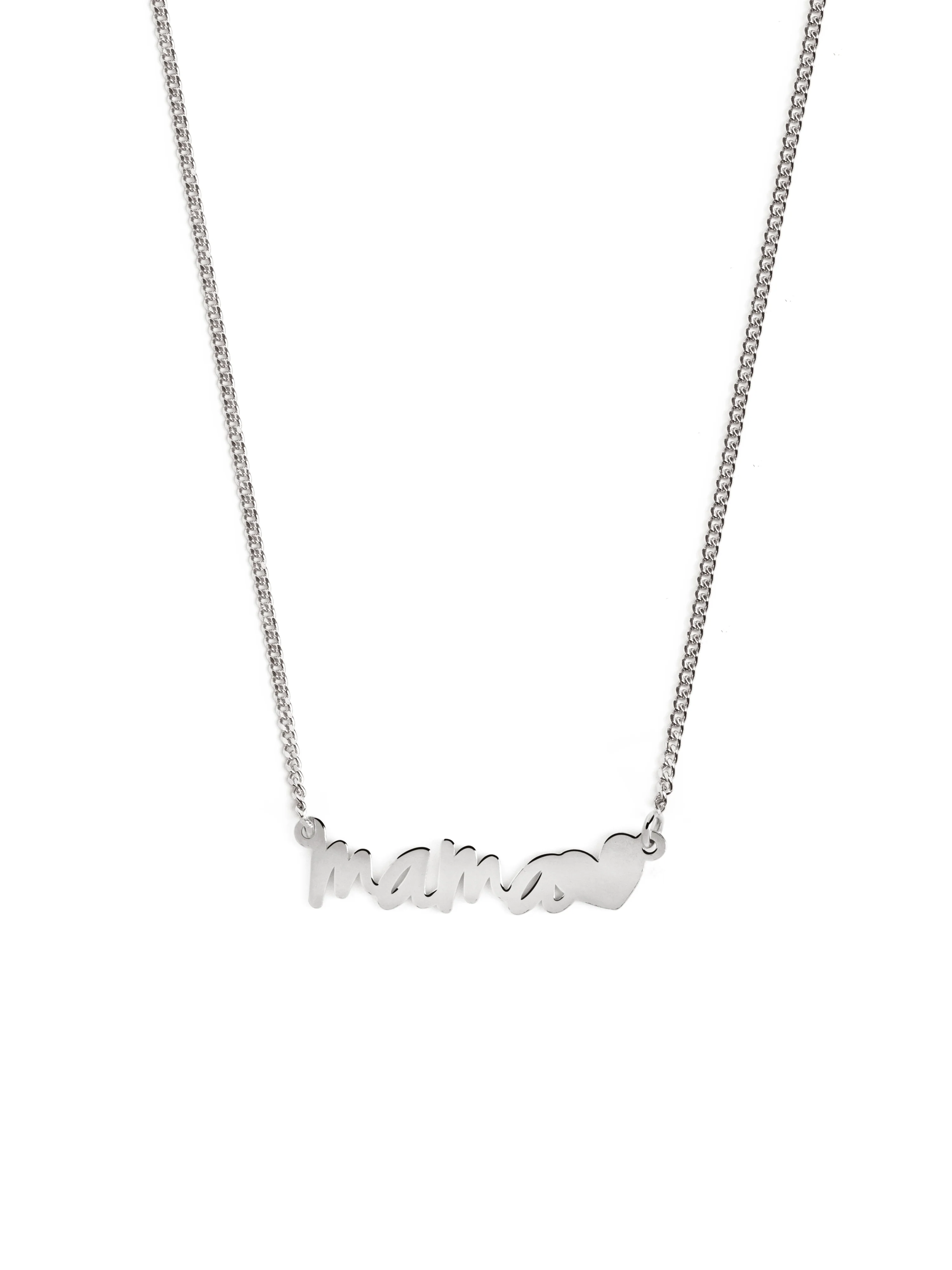 Collar Mamá Heart Plata - Image 5