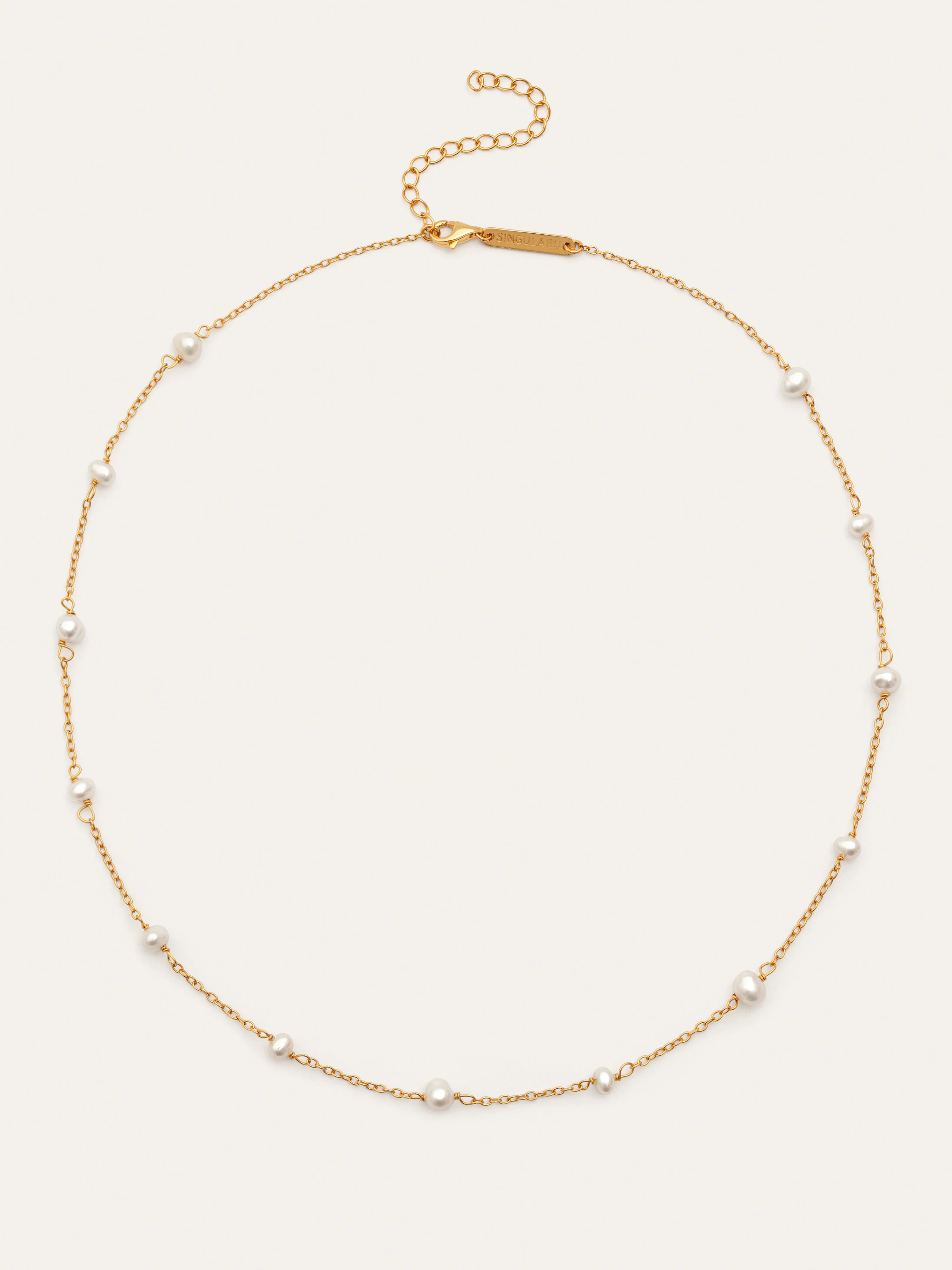 Collar Pearl & Pearls Plata Baño Oro - Image 5