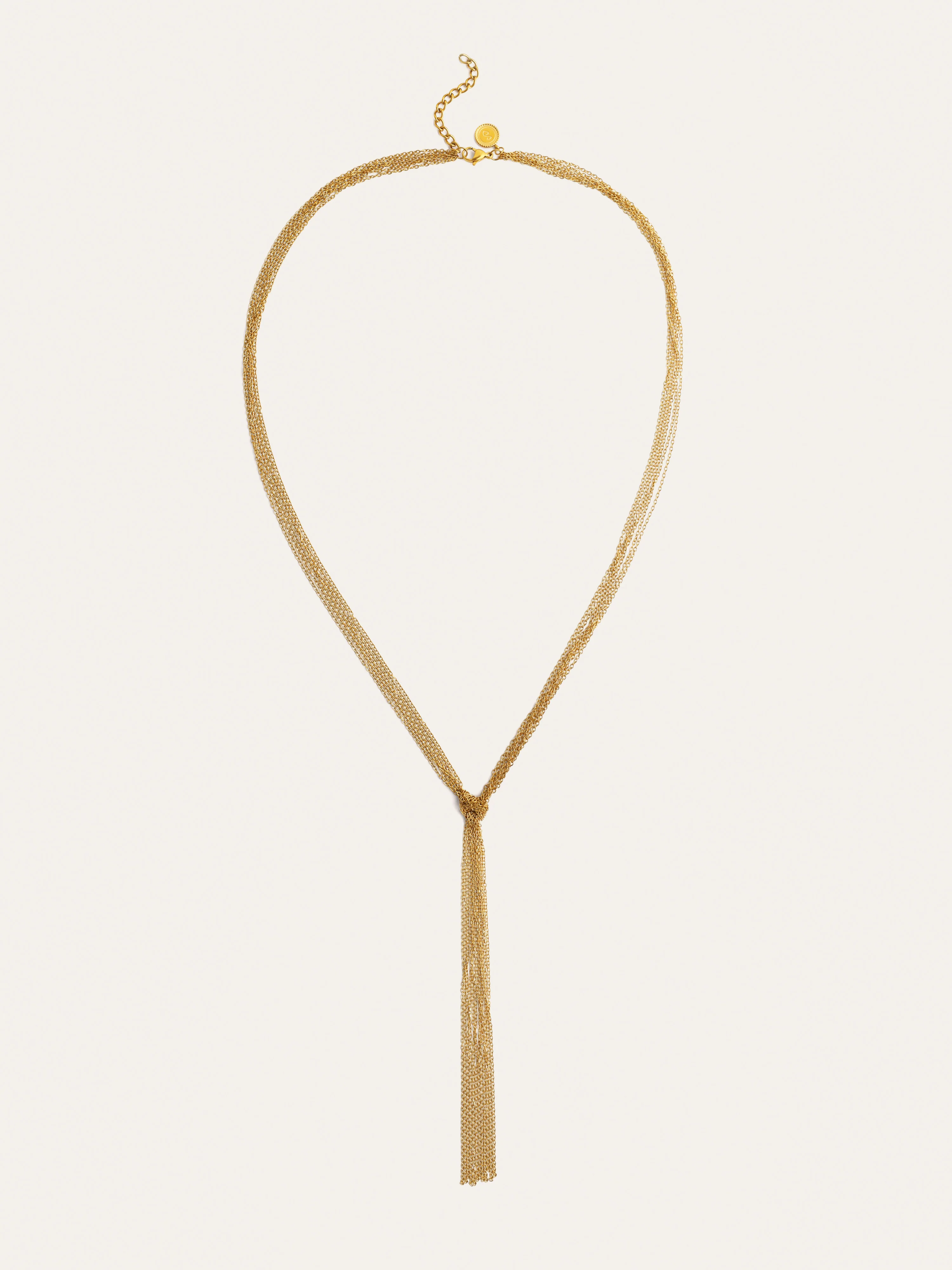 Collar Y Chains Acero Baño Oro - Image 6