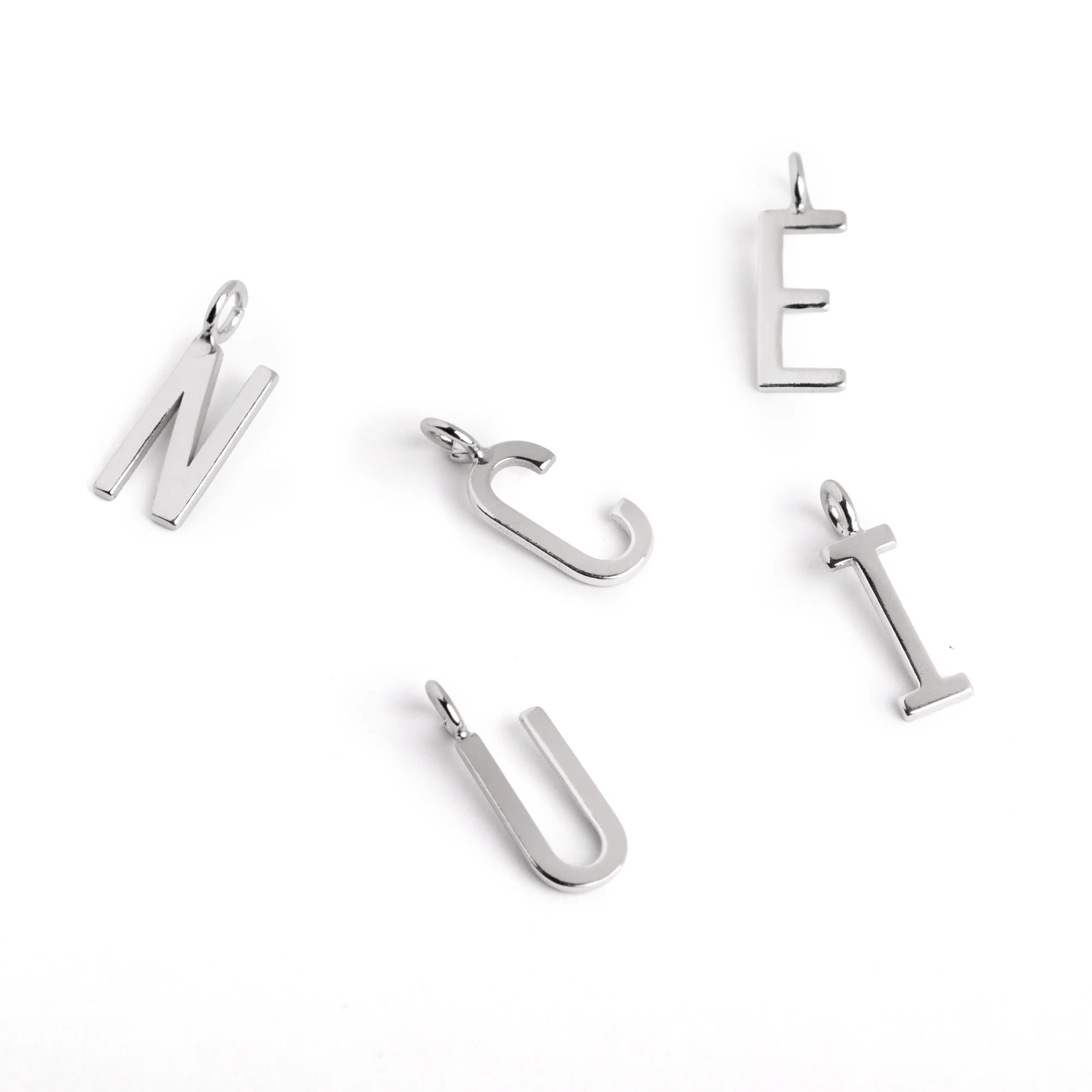 Inicial Collar Personalizado Letters Plata G
