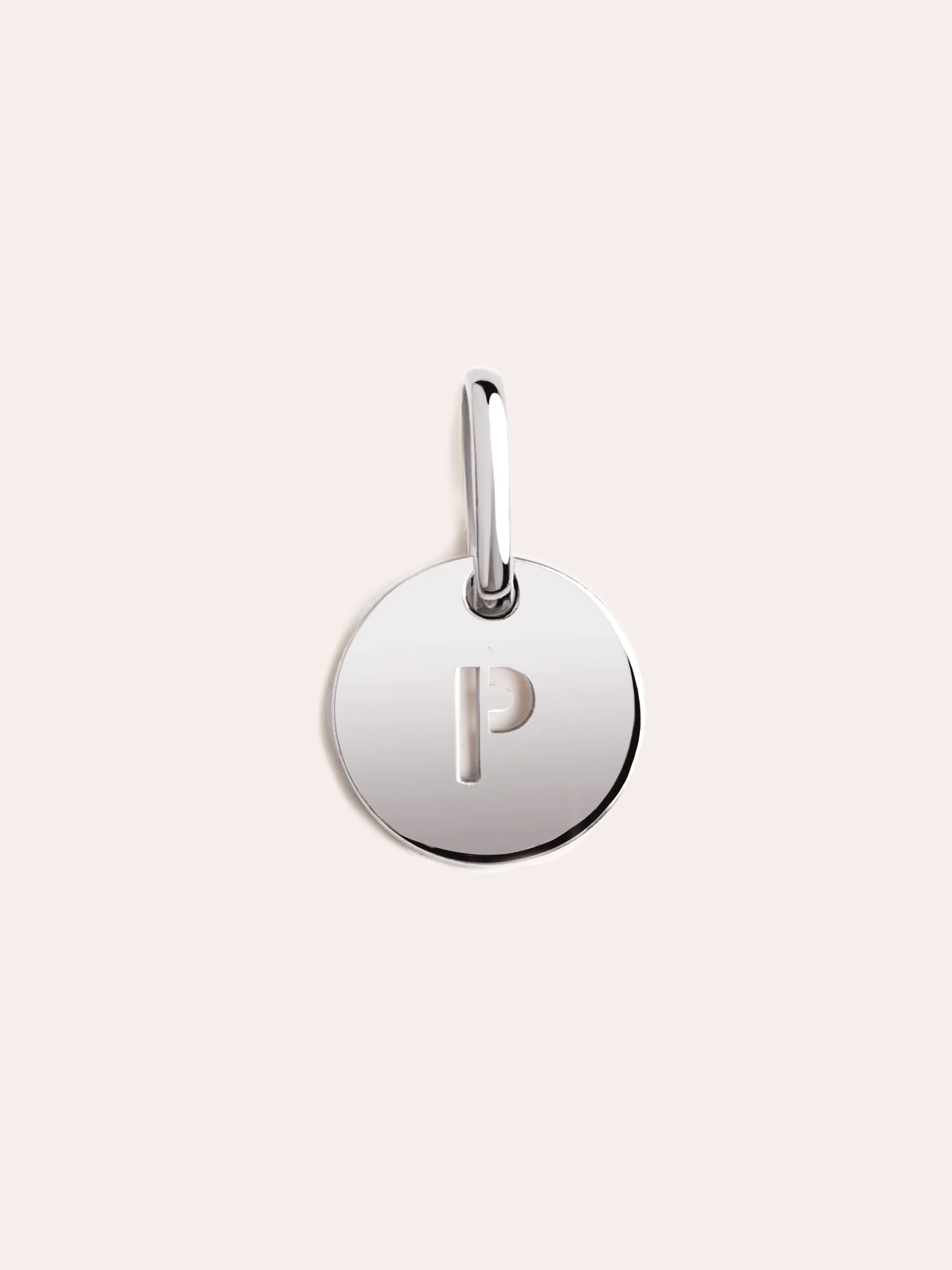Mini Medallion Letter Plata - Image 13