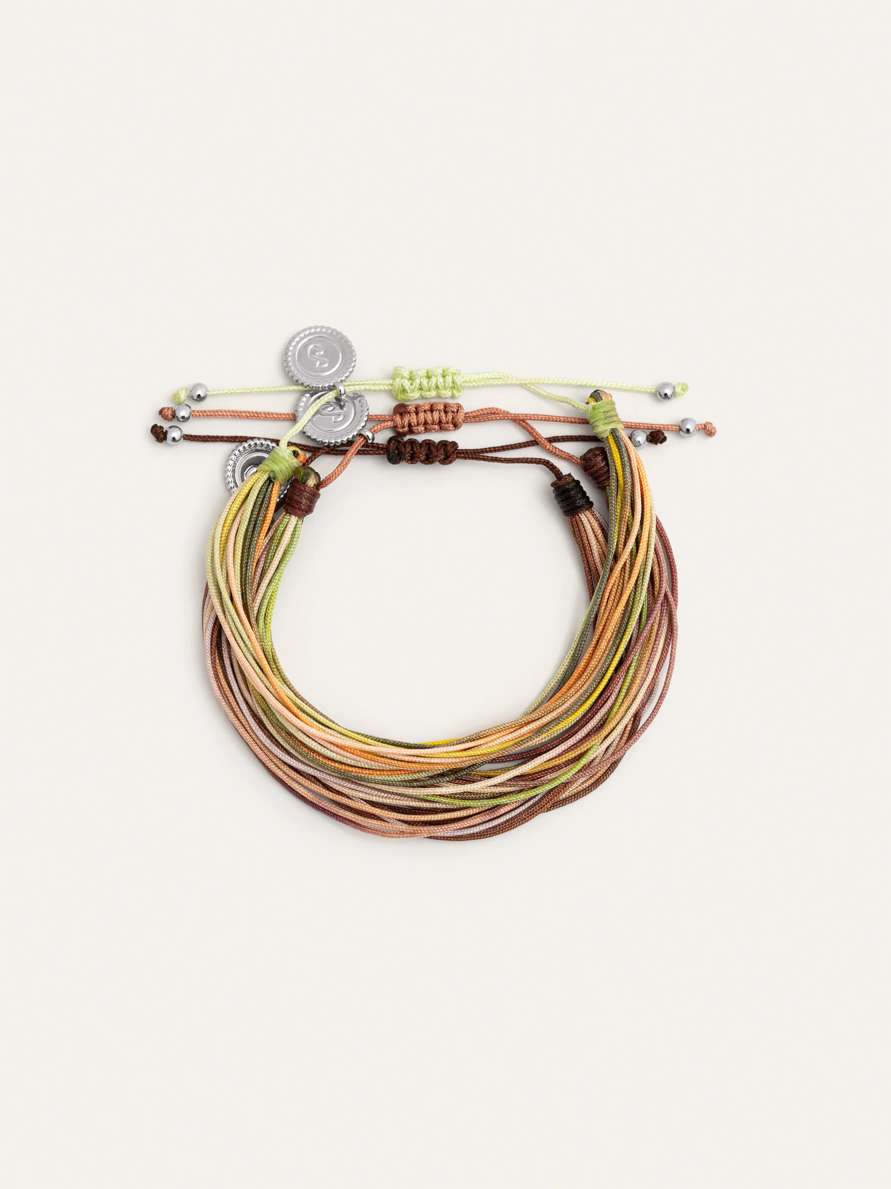 Pack 3 Pulseras Forest Rainbow Acero