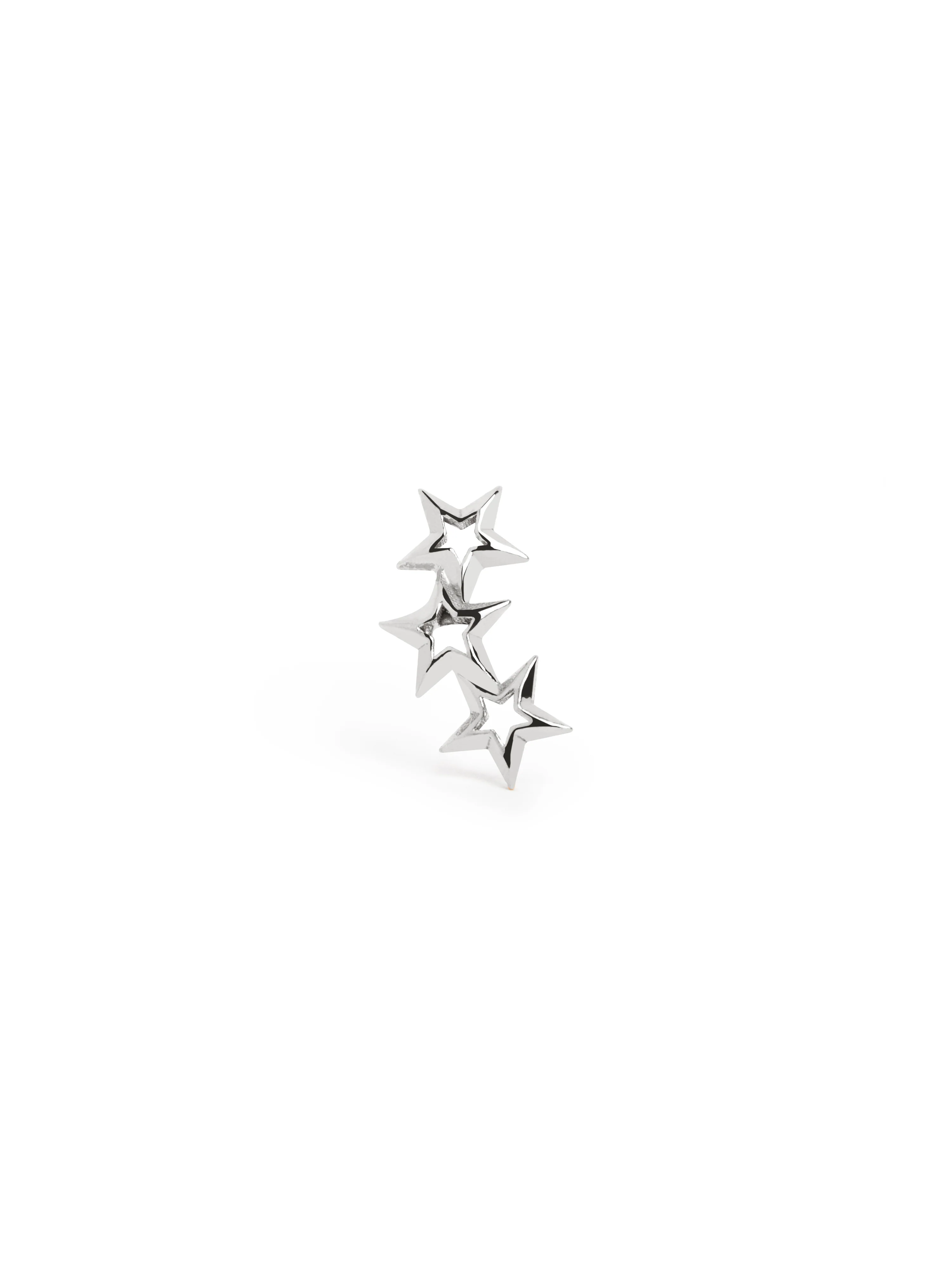 Pendiente Suelto 3 Star Plata - Image 4