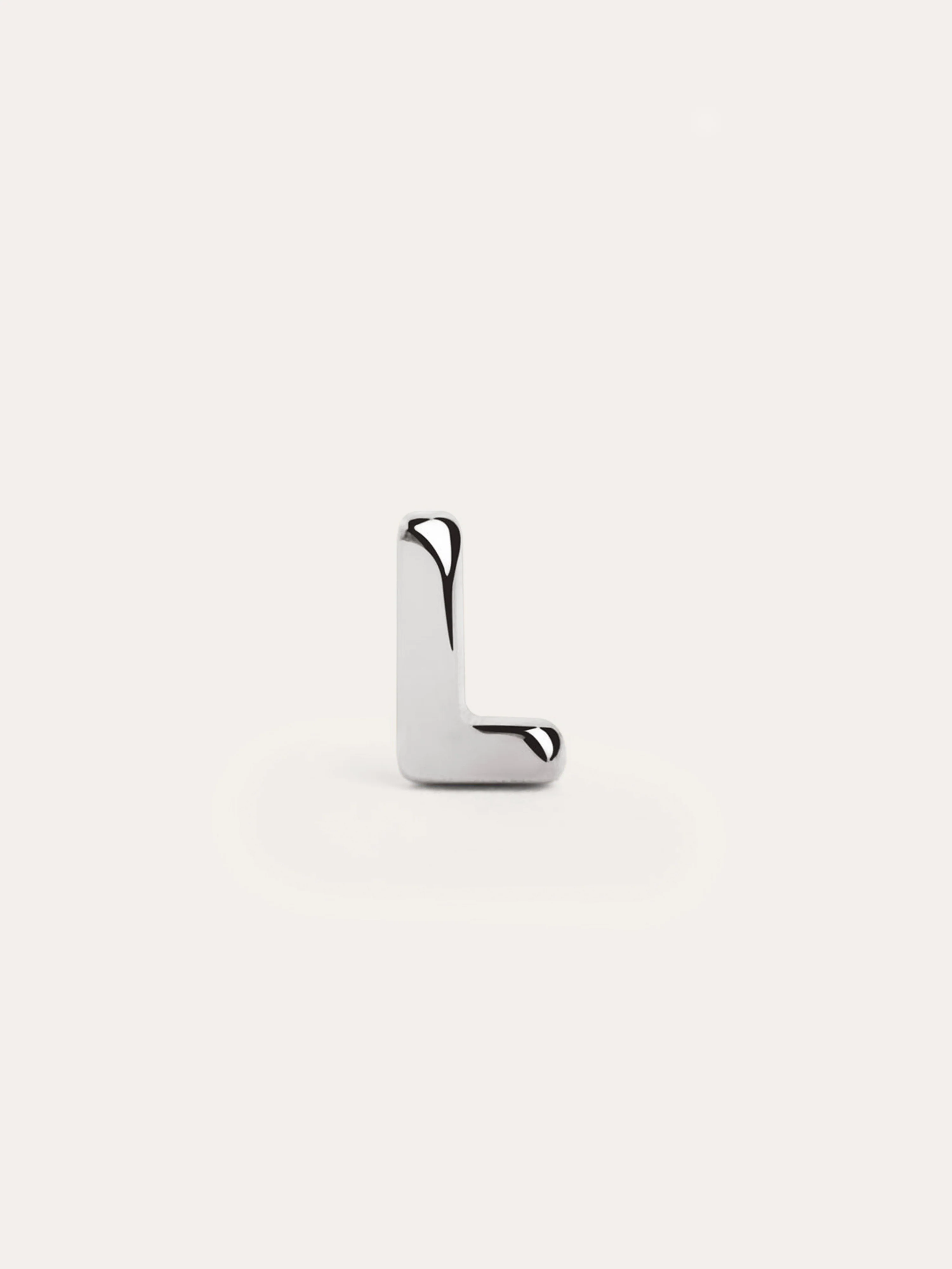 Pendiente Suelto Letter Plata - Image 14