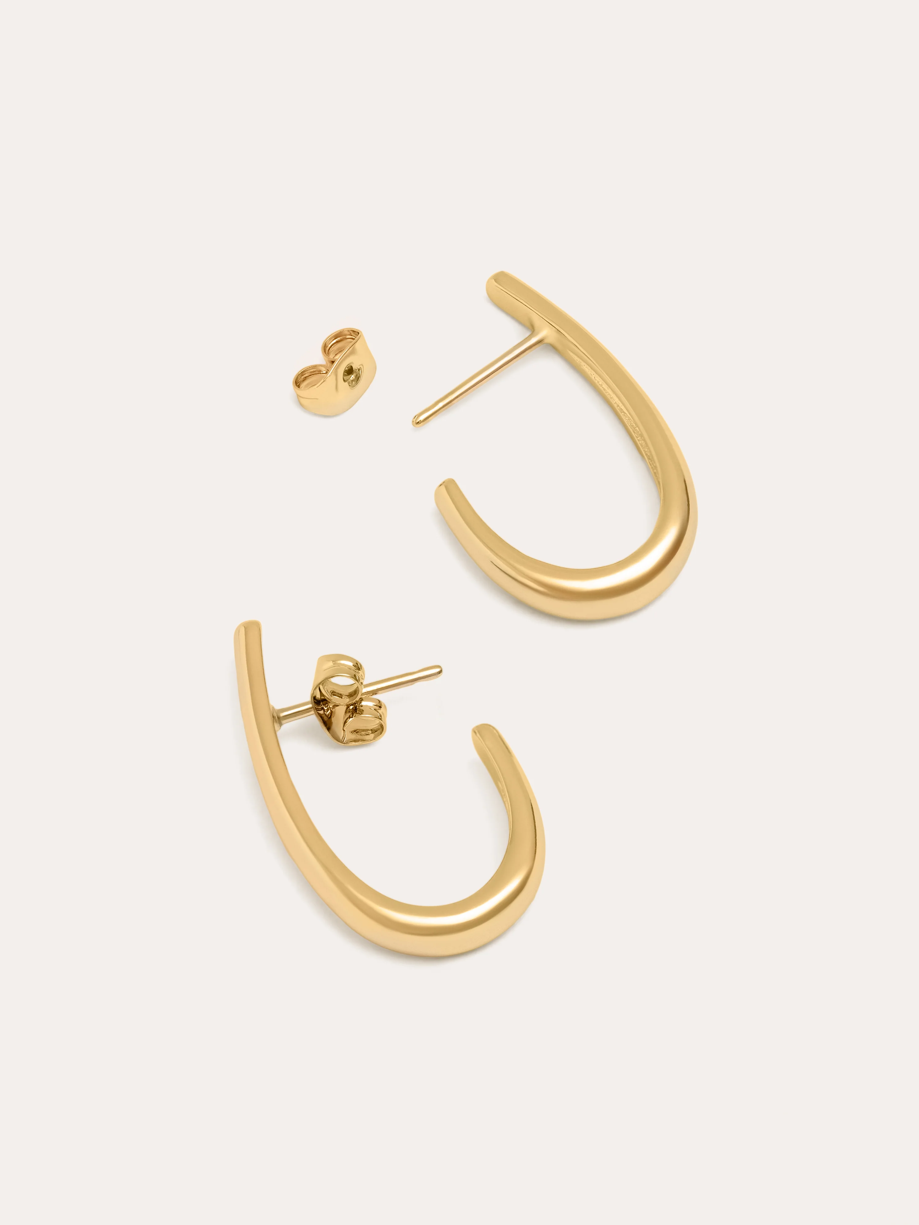 Pendientes Aro Aby Baño Oro - Image 3