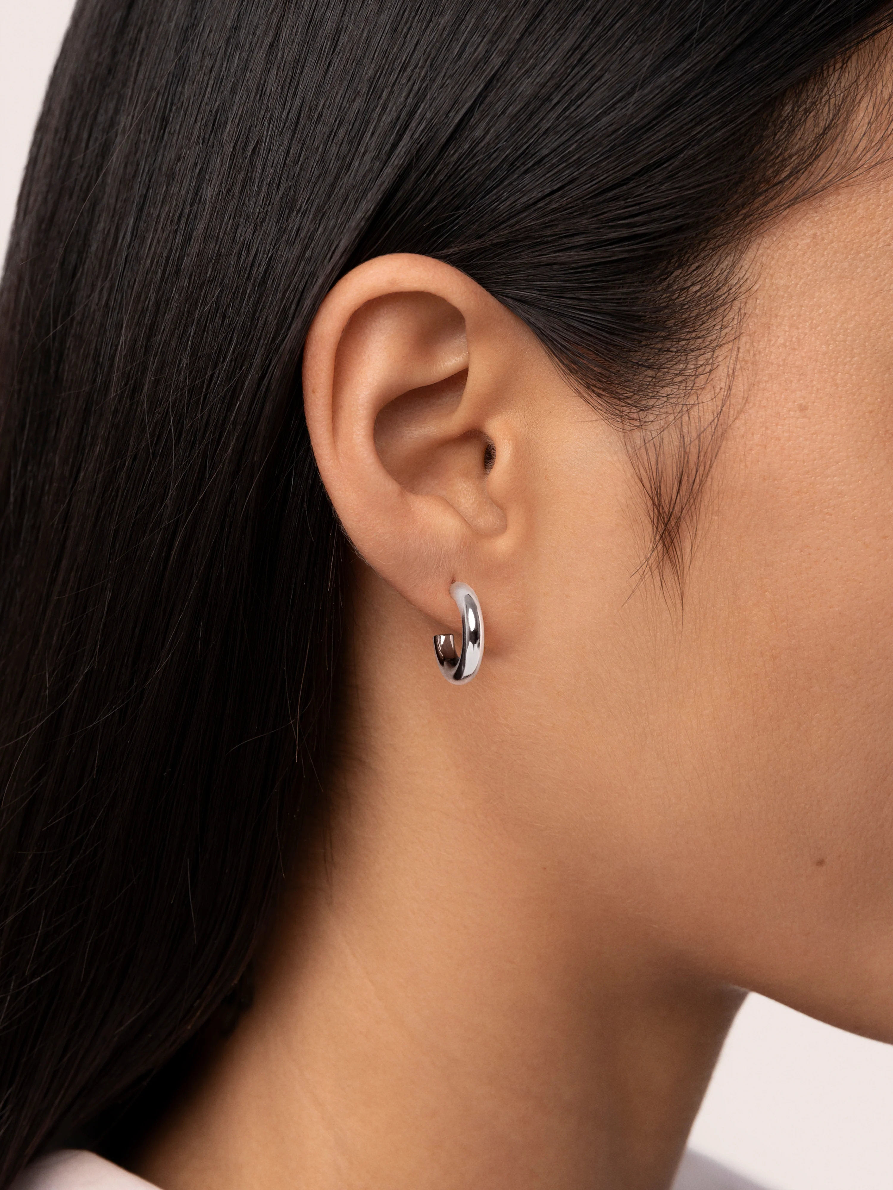 Pendientes Aro Nairo Acero - Image 2