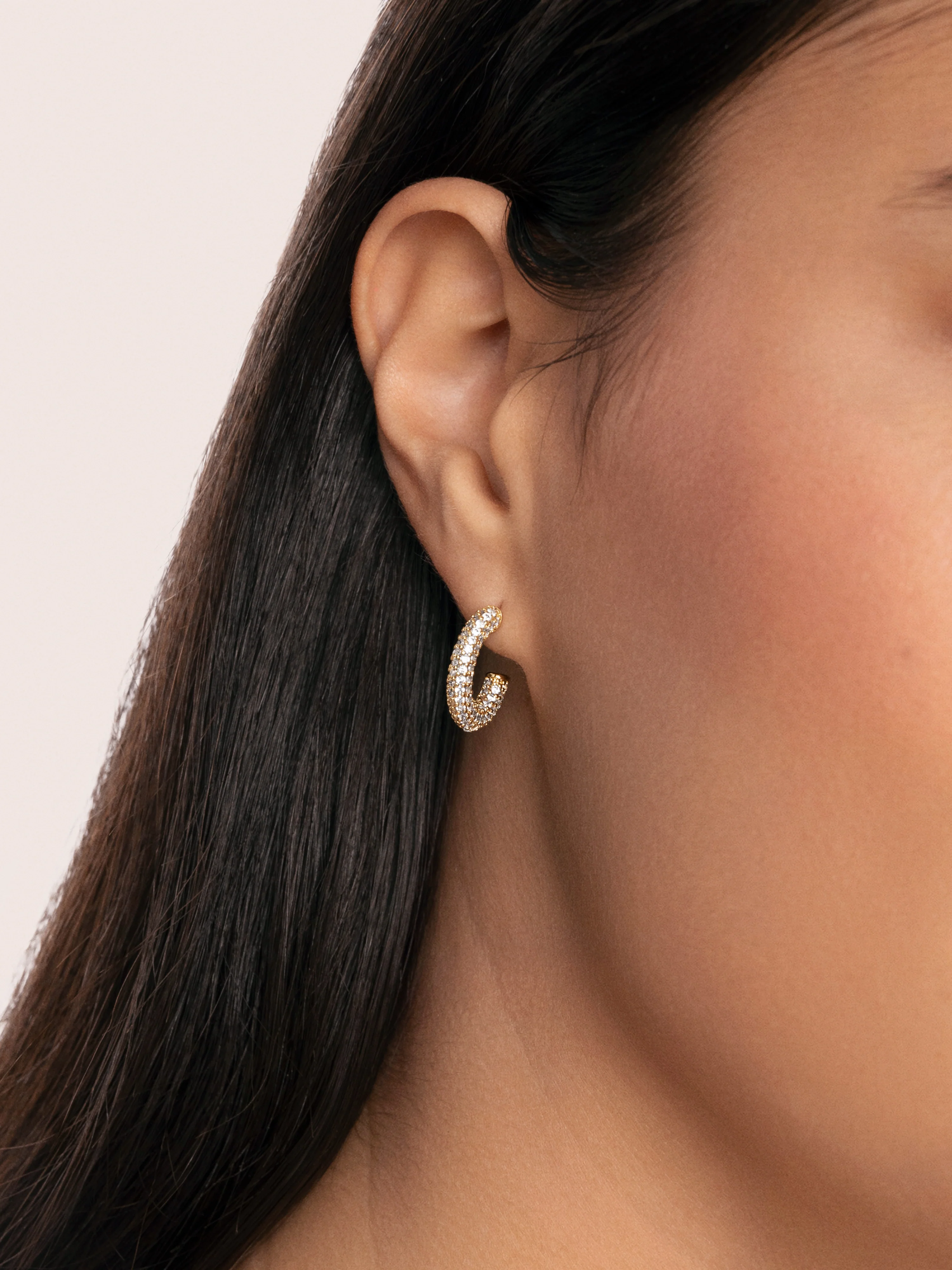 Pendientes Aro Vida Baño Oro - Image 4