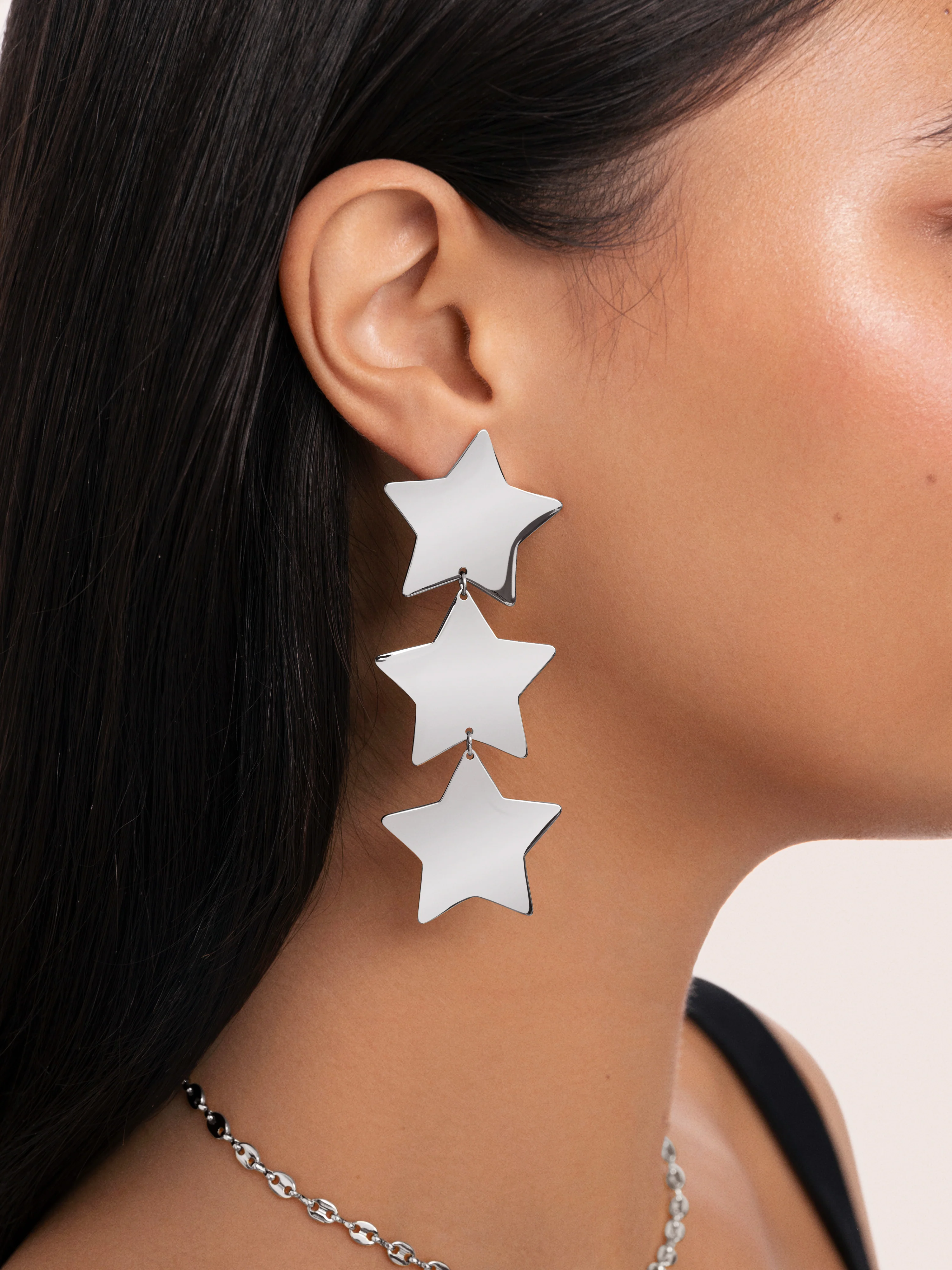 Pendientes Big Stars Acero - Image 2