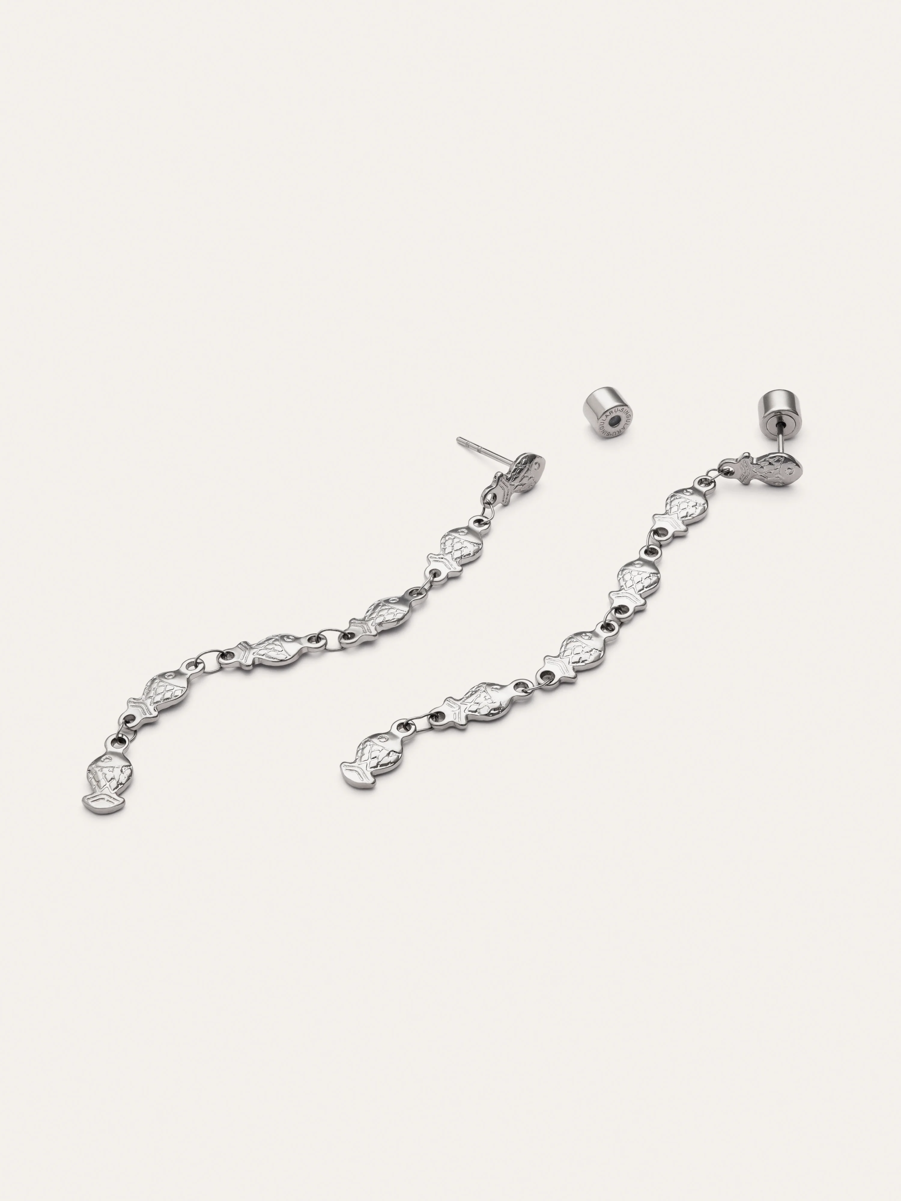 Pendientes Long Mar Acero - Image 3