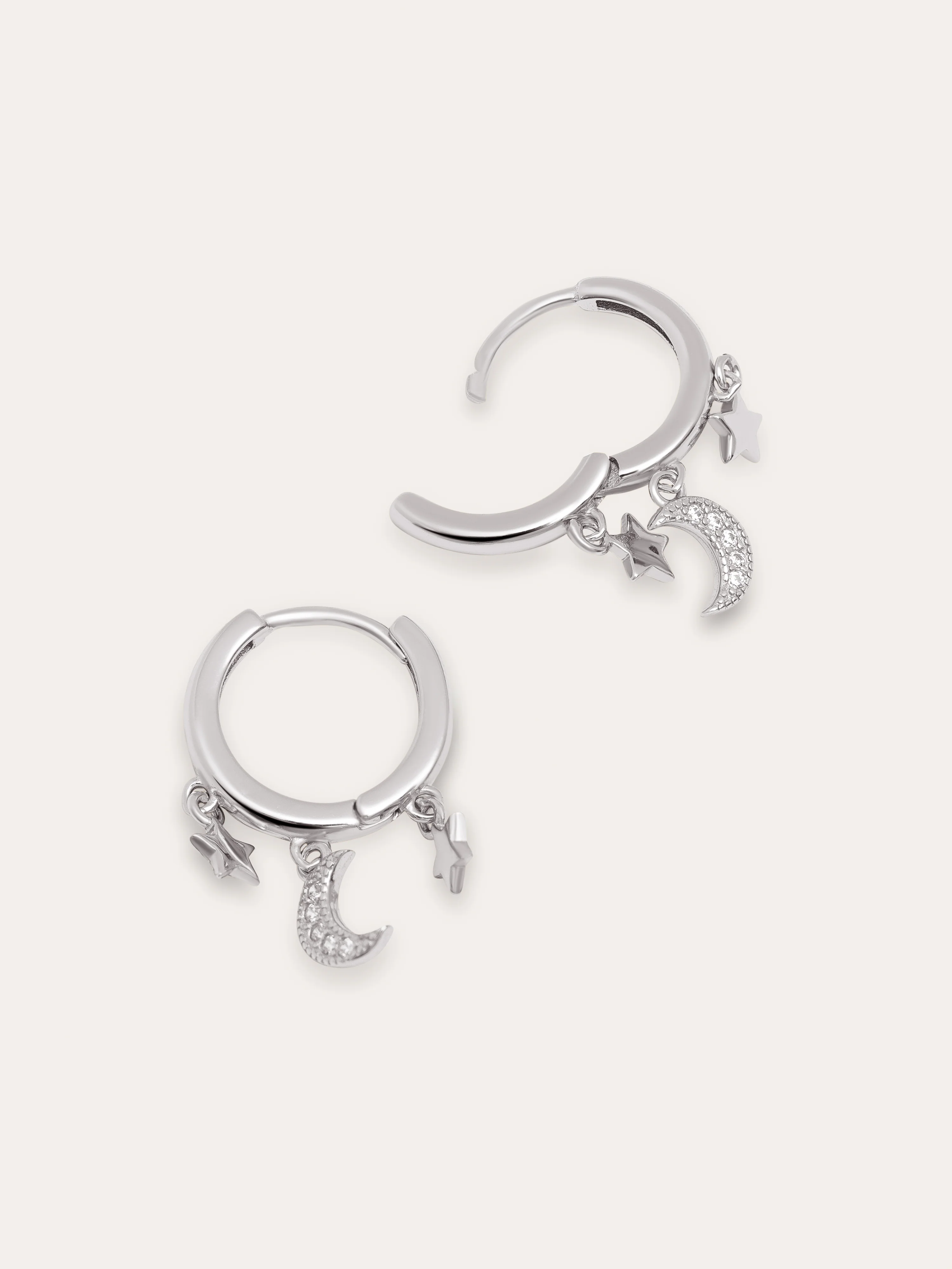 Pendientes Midnight Sky Plata - Image 3