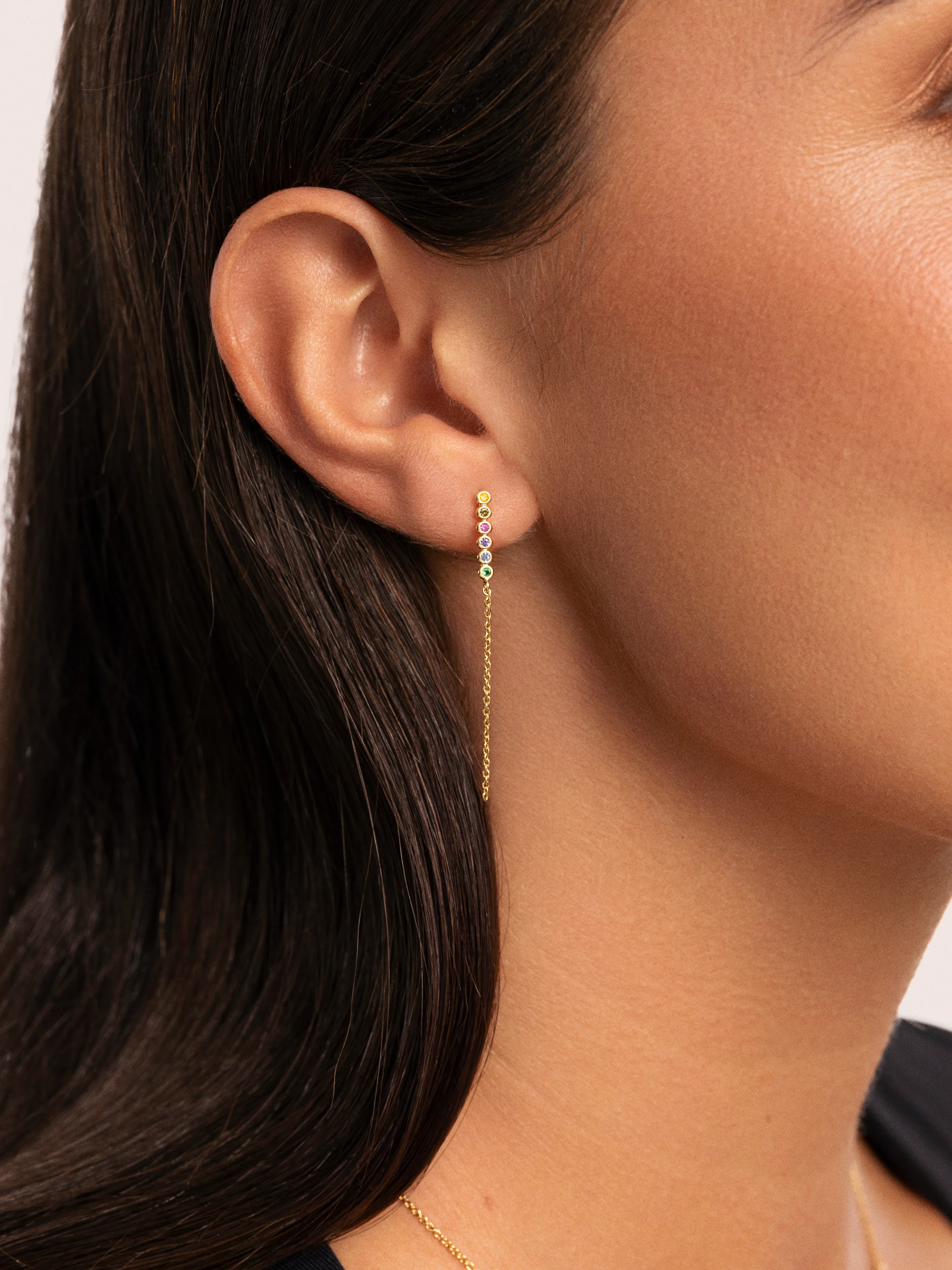 Pendientes Orbit Baño Oro - Image 2