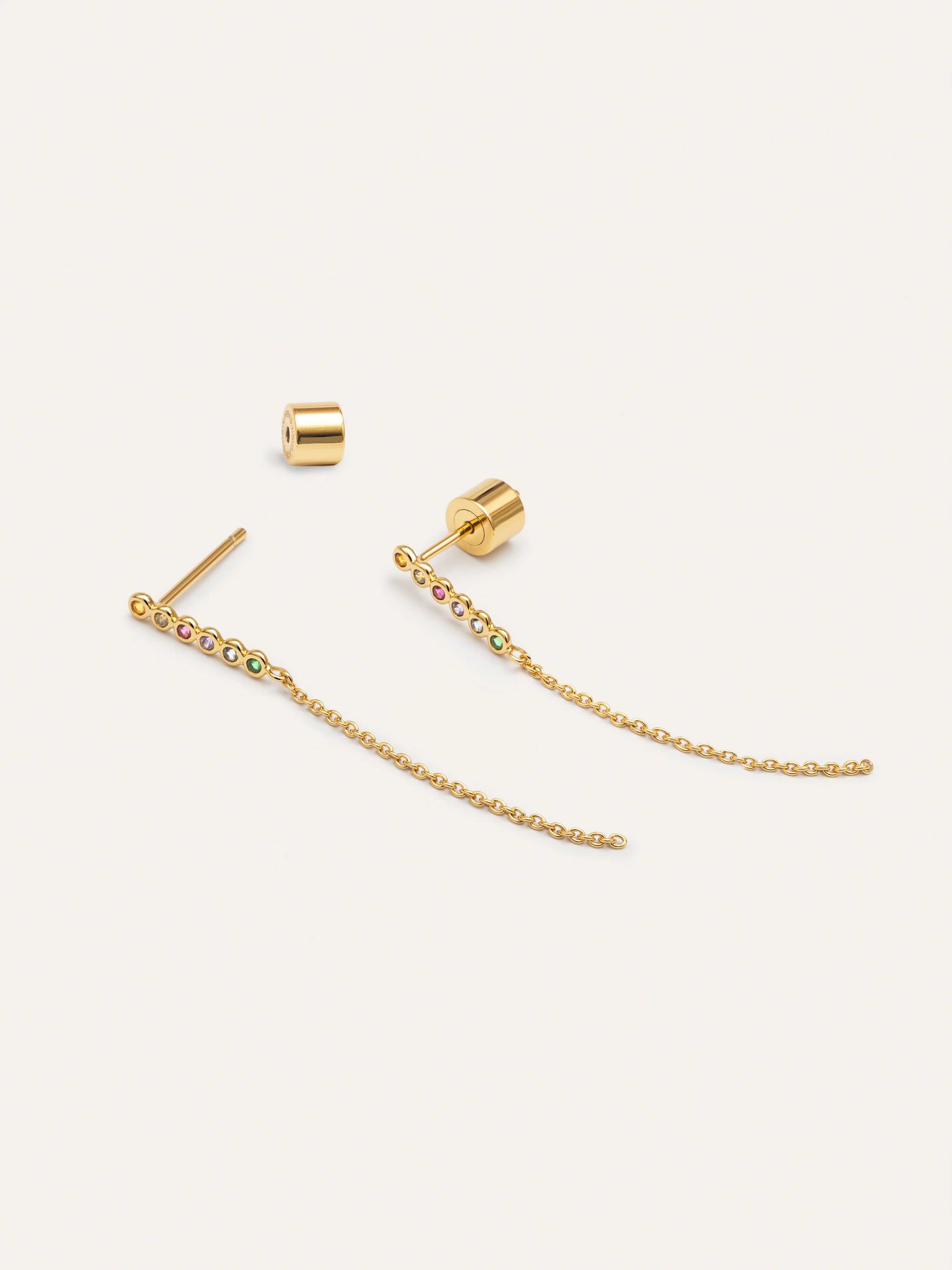 Pendientes Orbit Baño Oro - Image 3