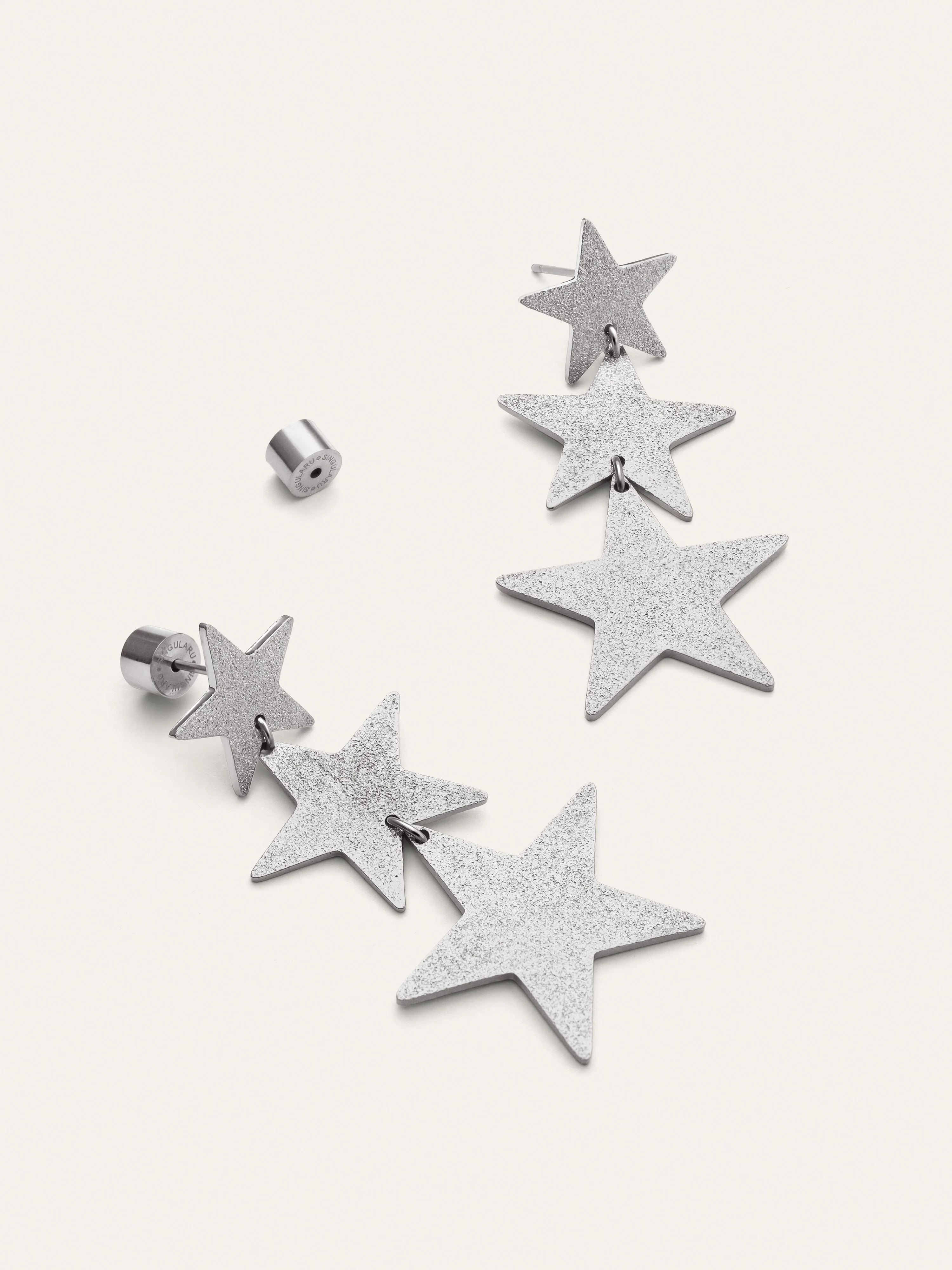 Pendientes Shinning Stars Acero - Image 3