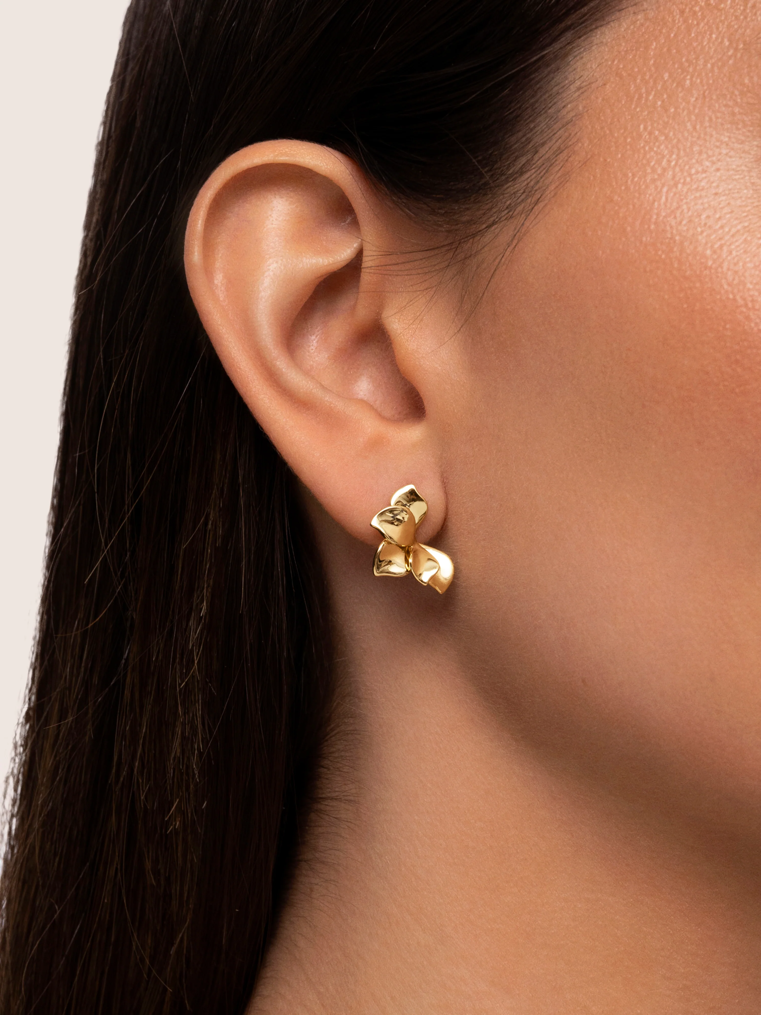 Pendientes Zinnia Baño Oro - Image 2