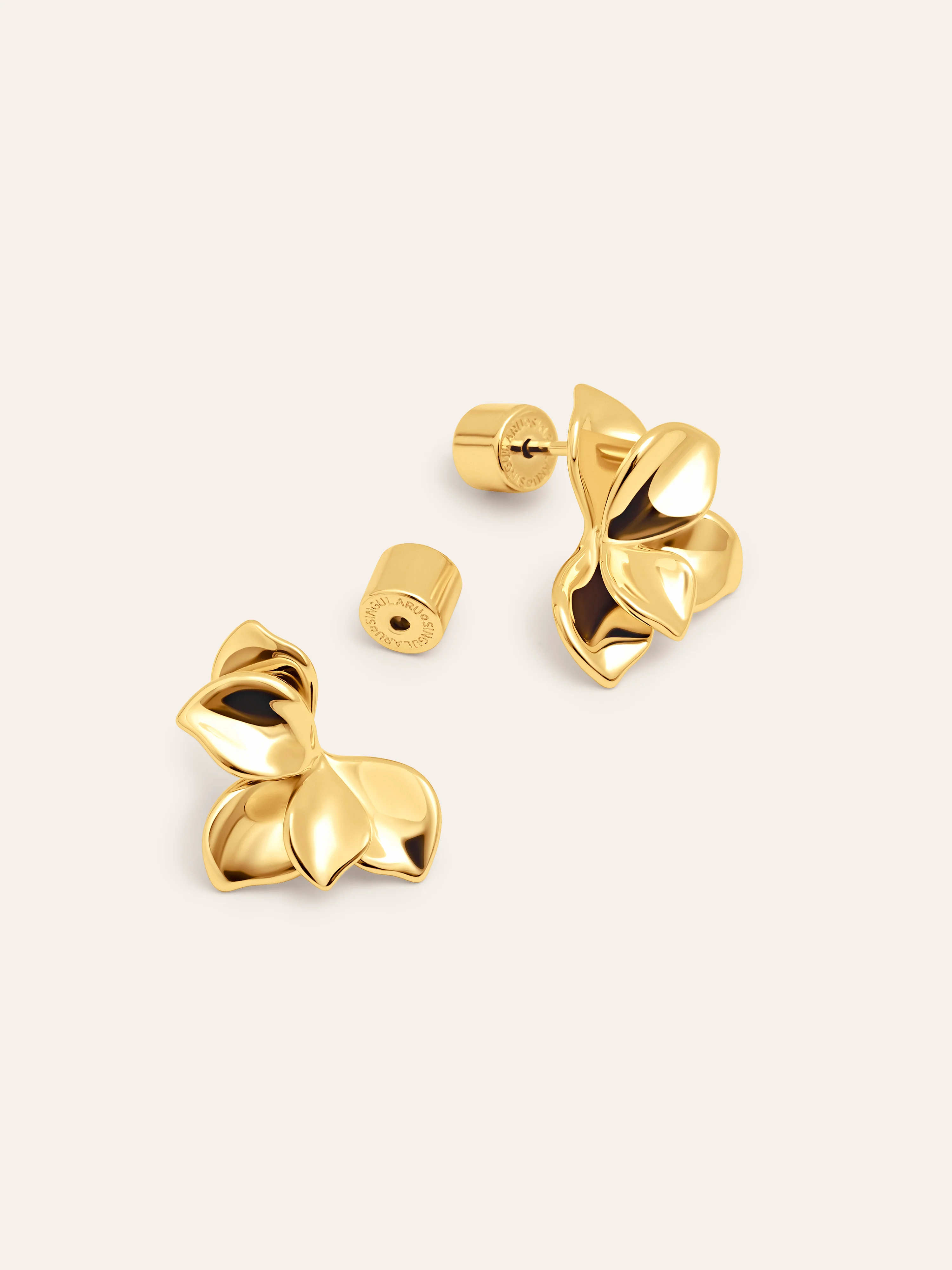 Pendientes Zinnia Baño Oro - Image 3
