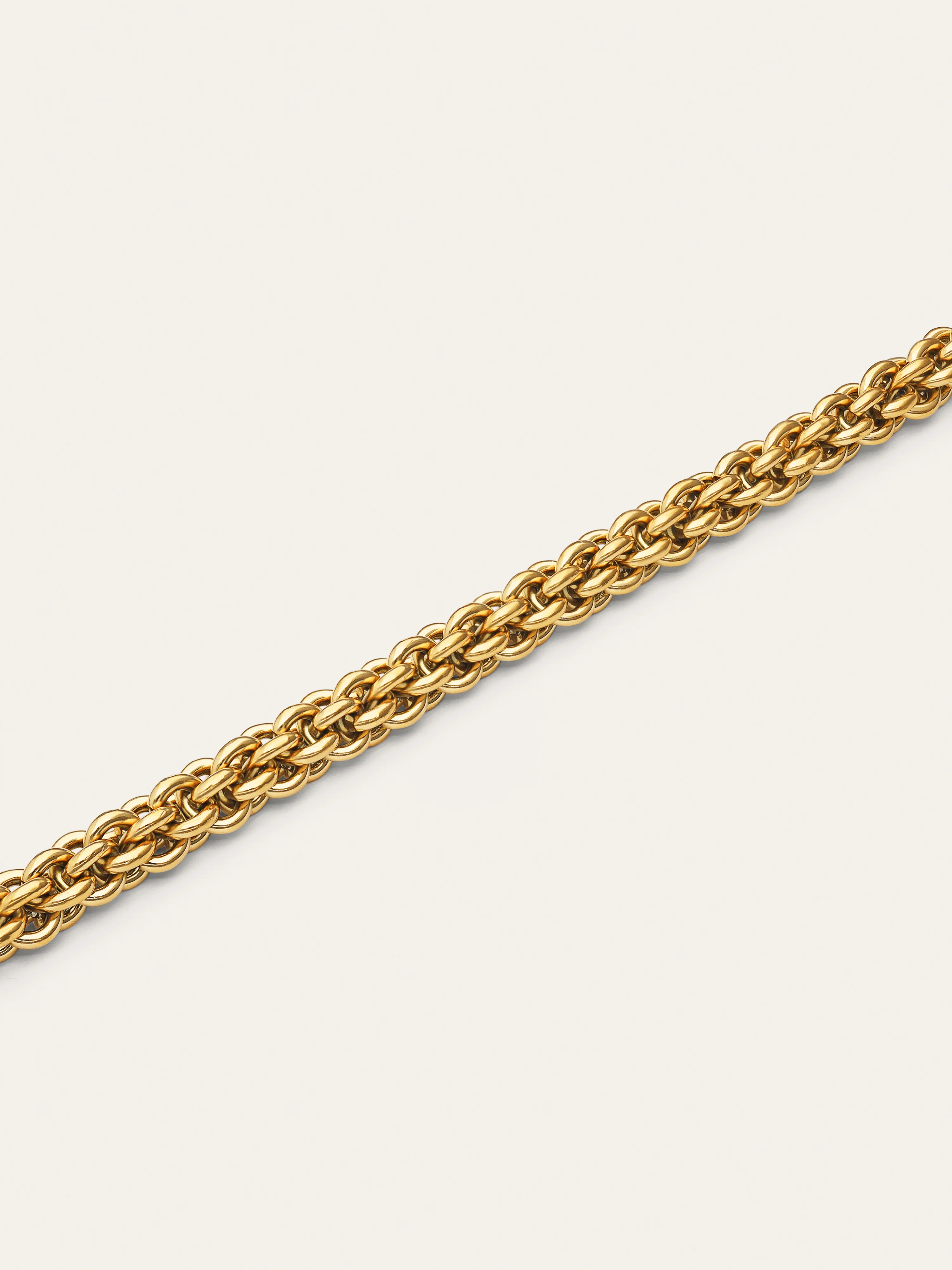 Pulsera Big Rope Acero Baño Oro - Image 3