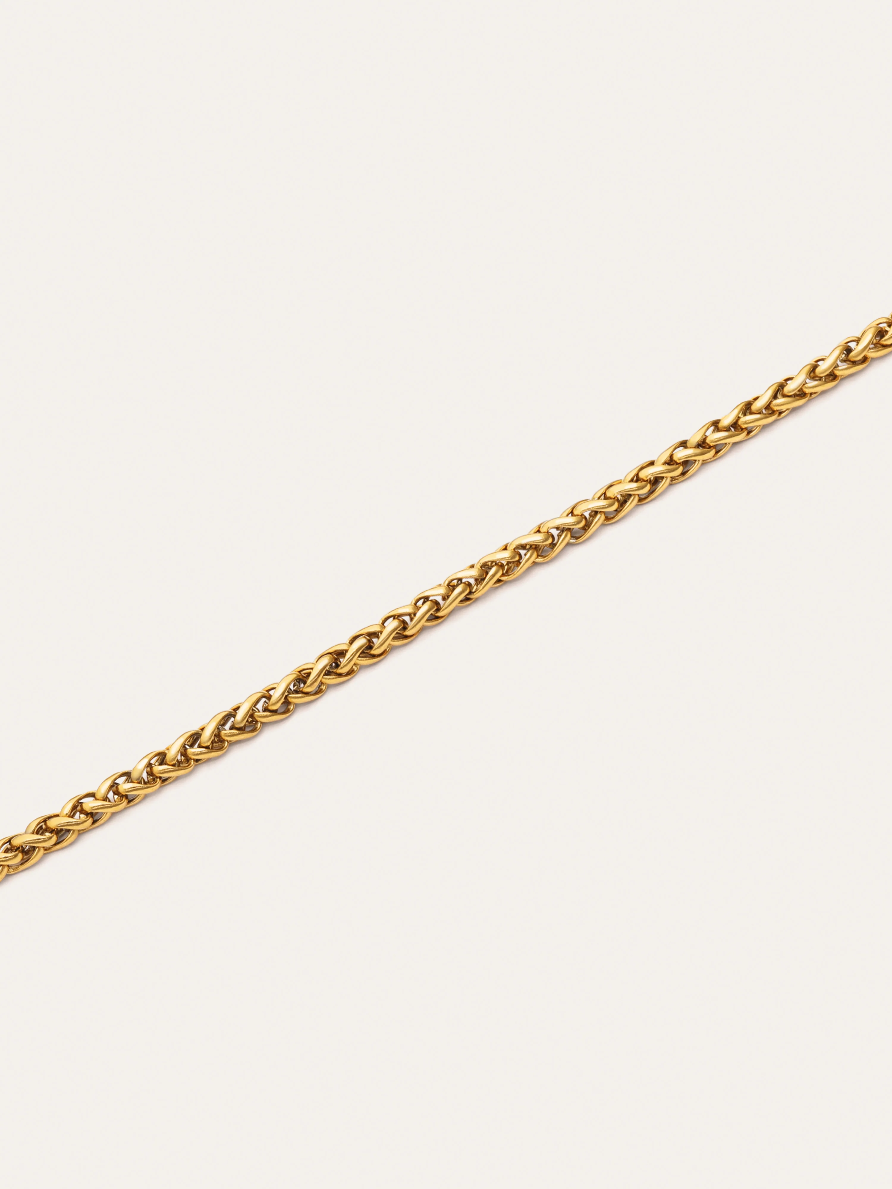 Pulsera Fine Disco Acero Baño Oro - Image 3