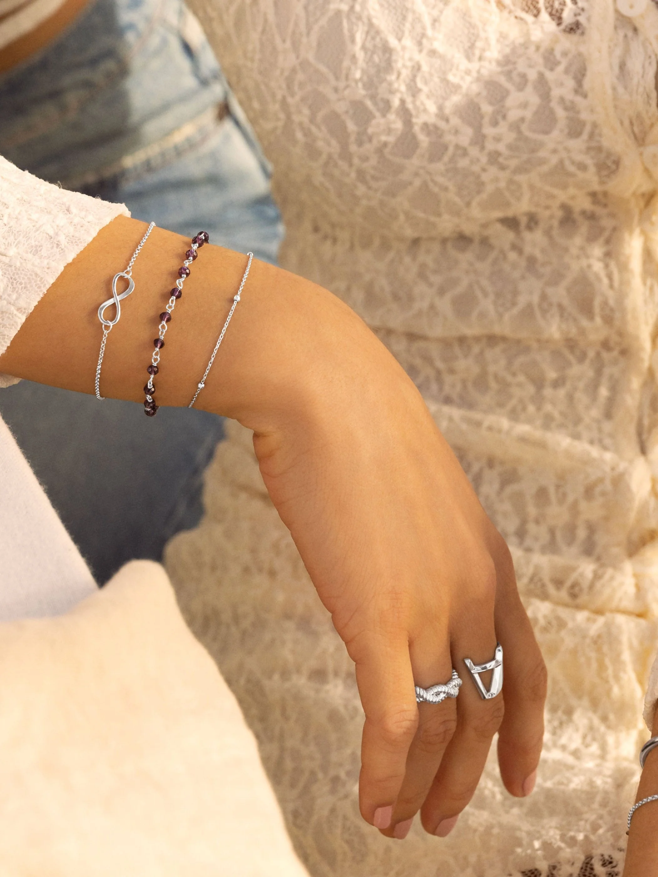 Pulsera Infinito Plata - Image 4