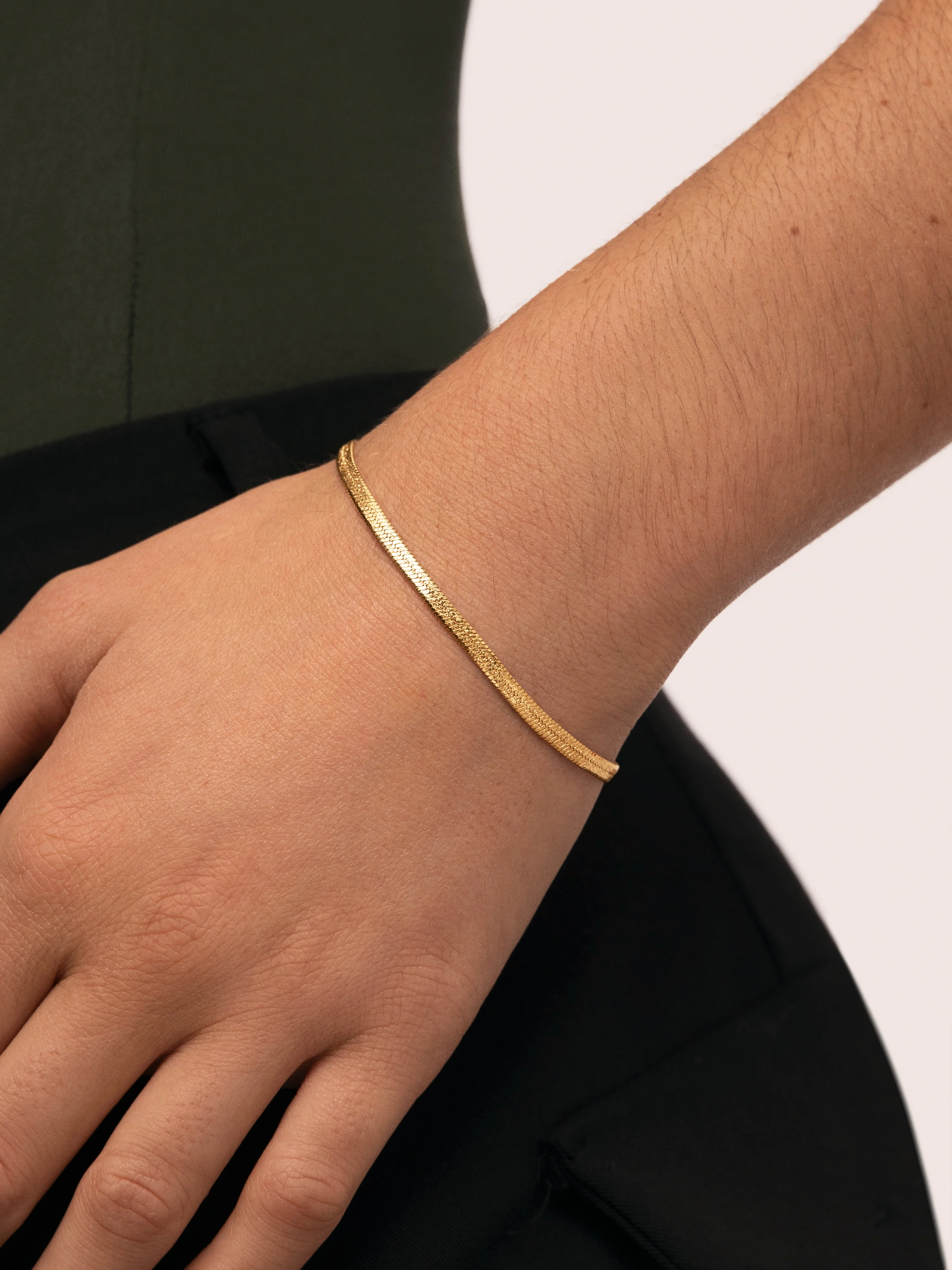 Pulsera Lisse Sparkling Acero Baño Oro - Image 2
