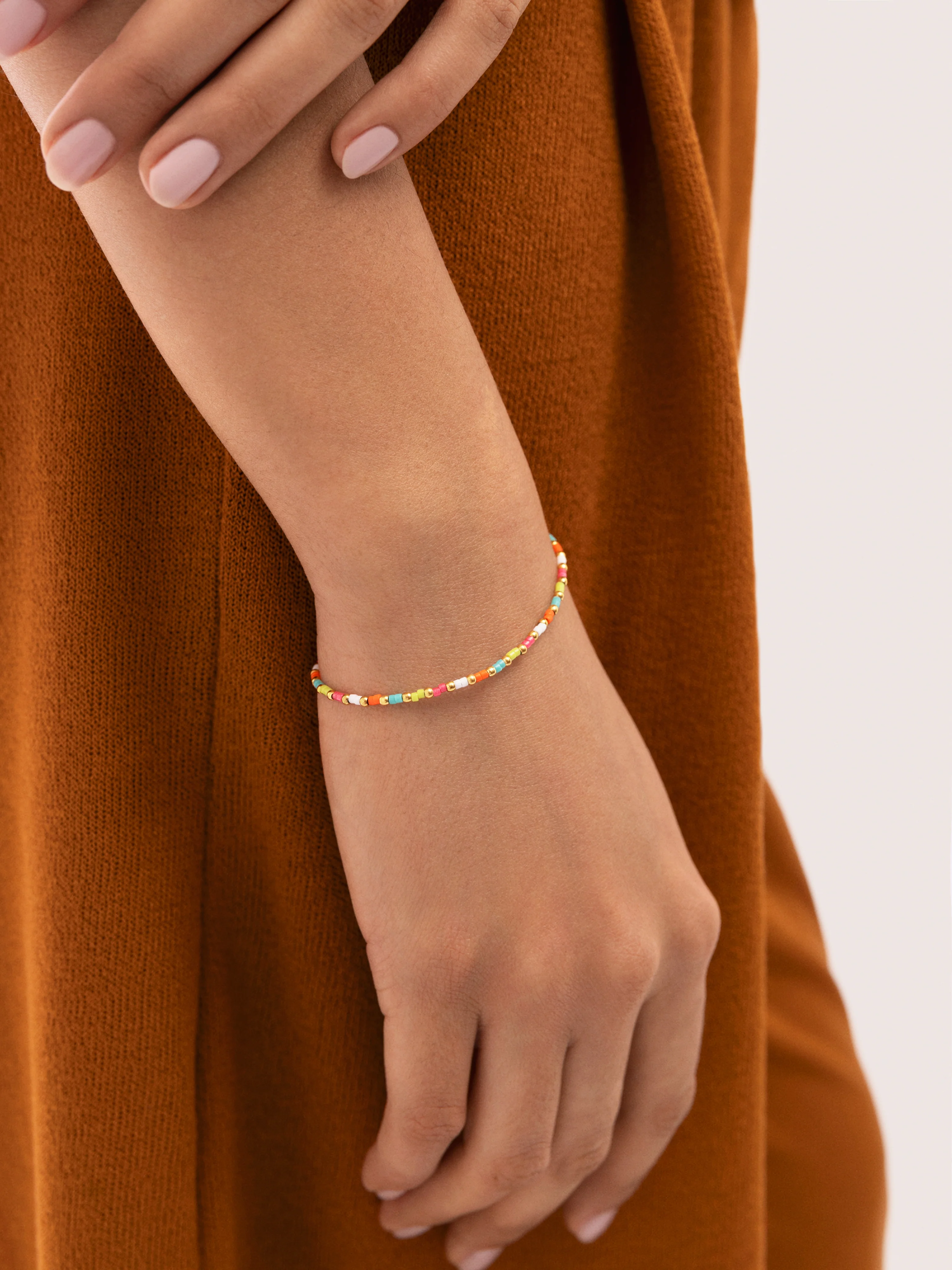 Pulsera Lumi Colors Acero Baño Oro - Image 2