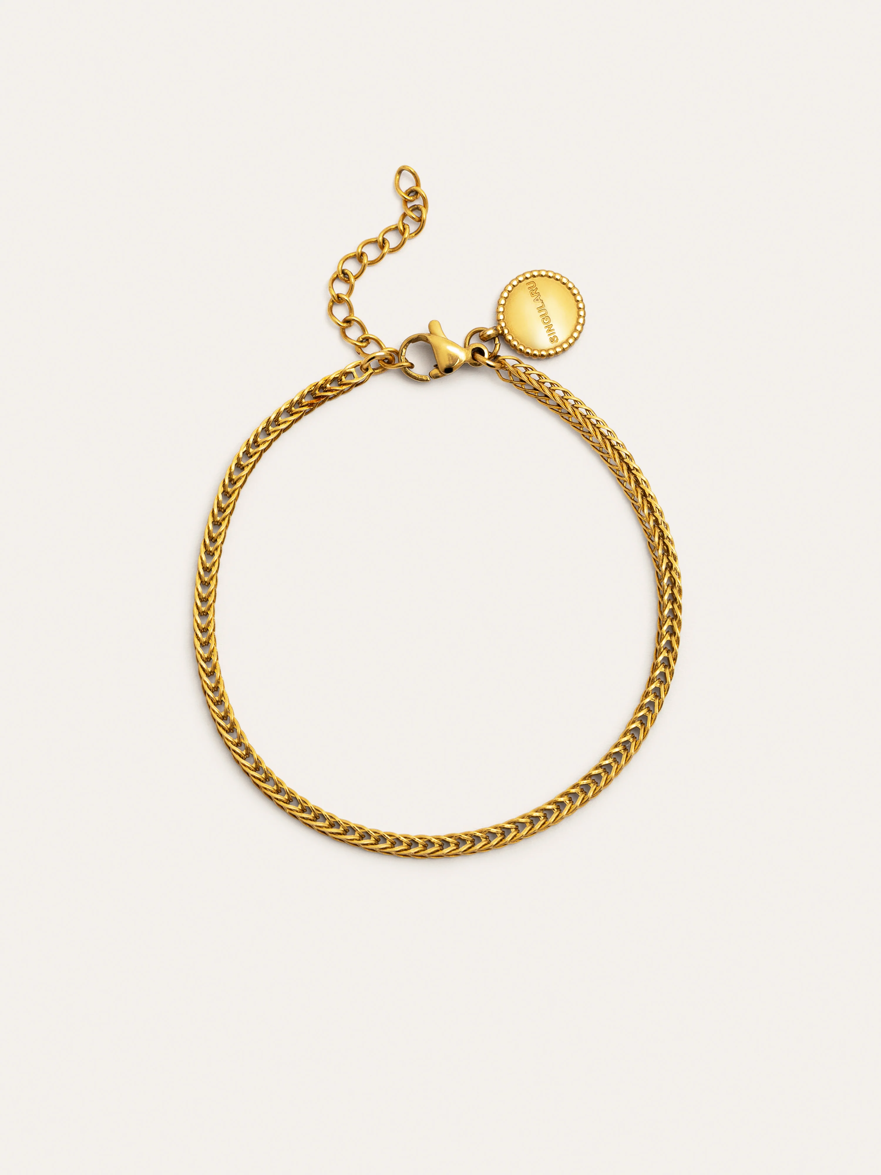 Pulsera Orlina Acero Baño Oro